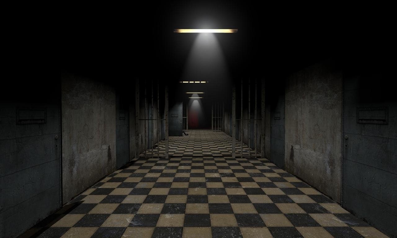 720P, Hallway, Dark, HD Wallpaper