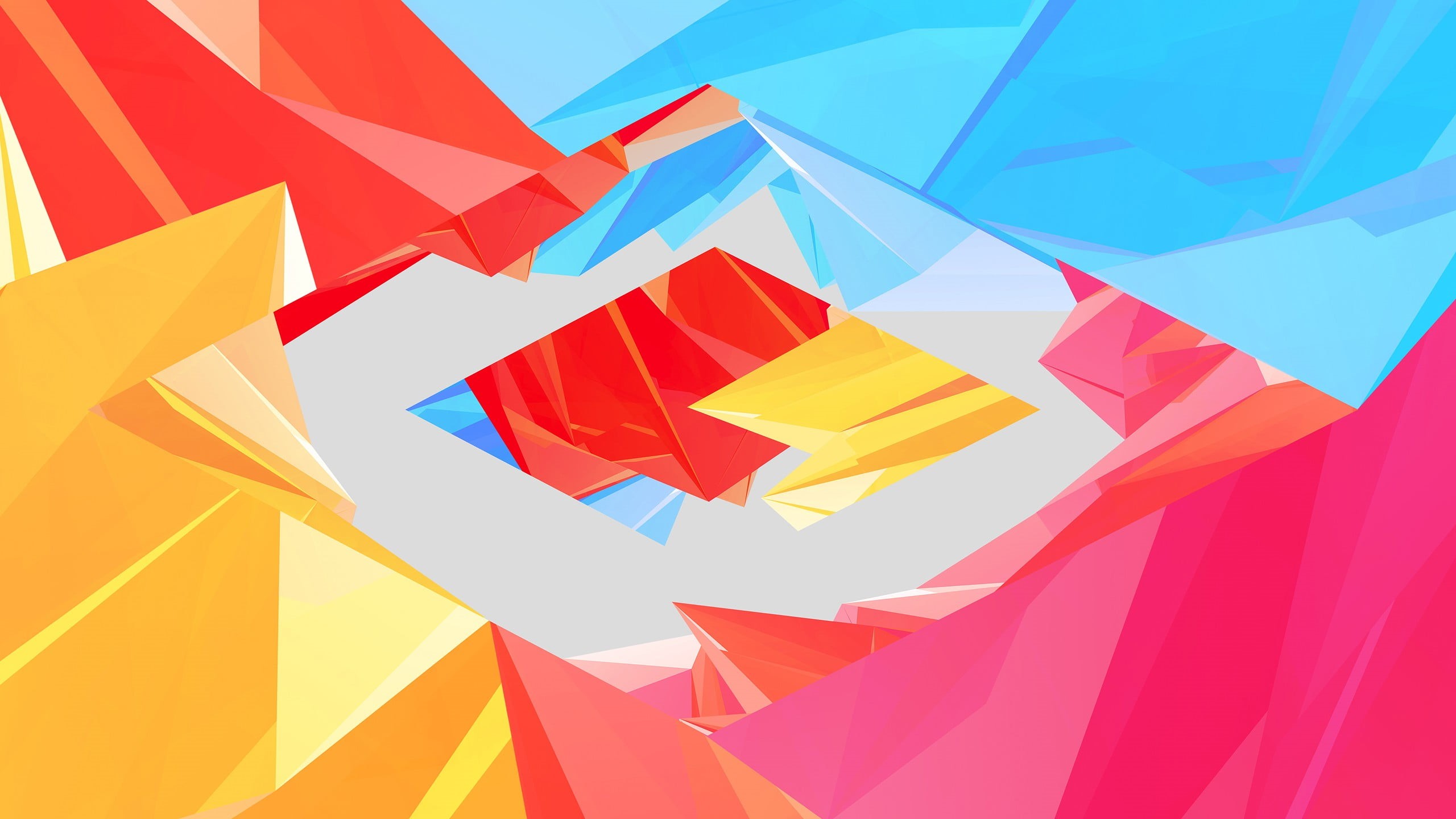 art and craft, digital, red, vibrant color, geometric, digital art, choice, triangle shape, multi colored, shapes, pattern, full frame, close-up, HD Wallpaper