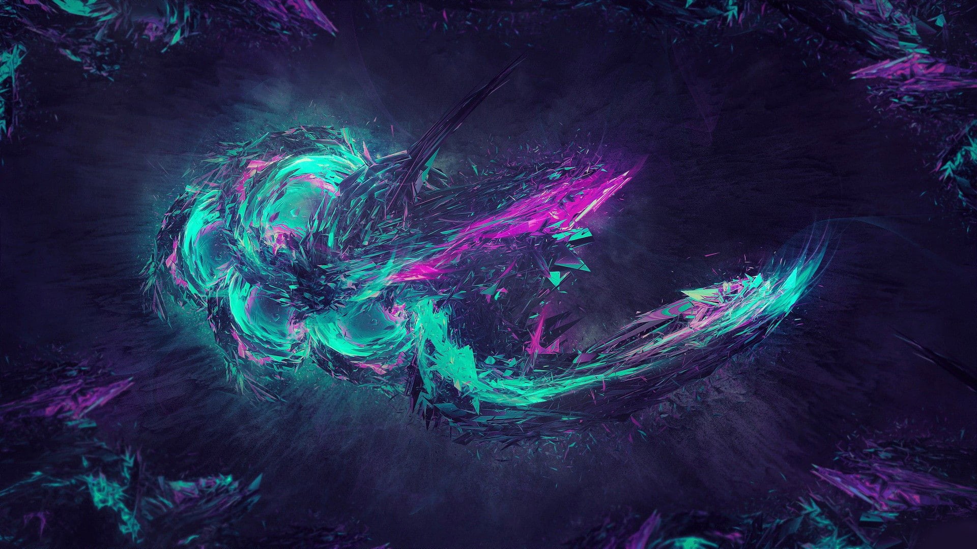 1080P, shard, 3D, 2560x1440, HD Wallpaper