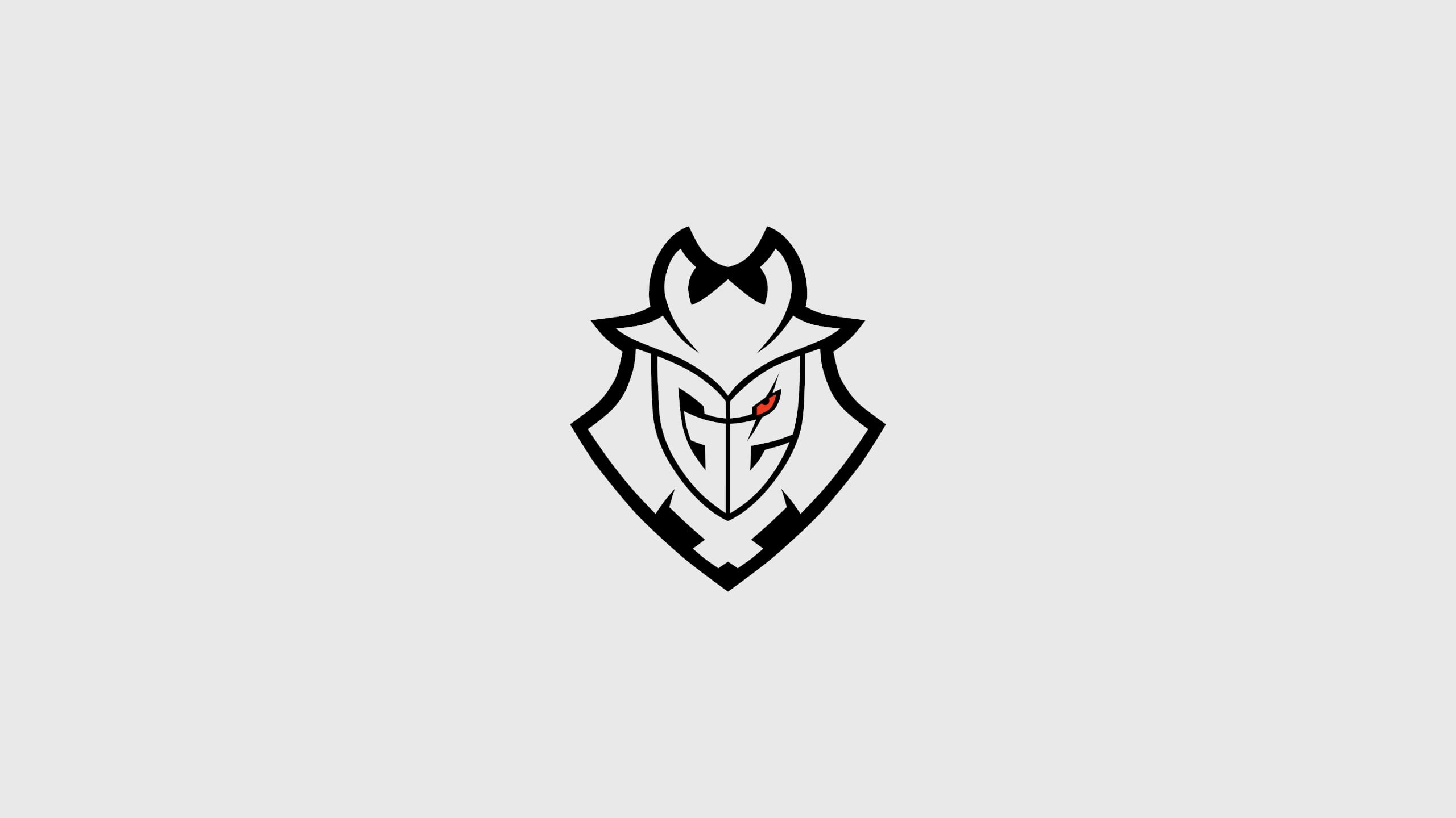 minimalism, g2, League of Legends, G2 Esport, LEC, 2K, Rainbow Six: Siege, logo, samurai, HD Wallpaper