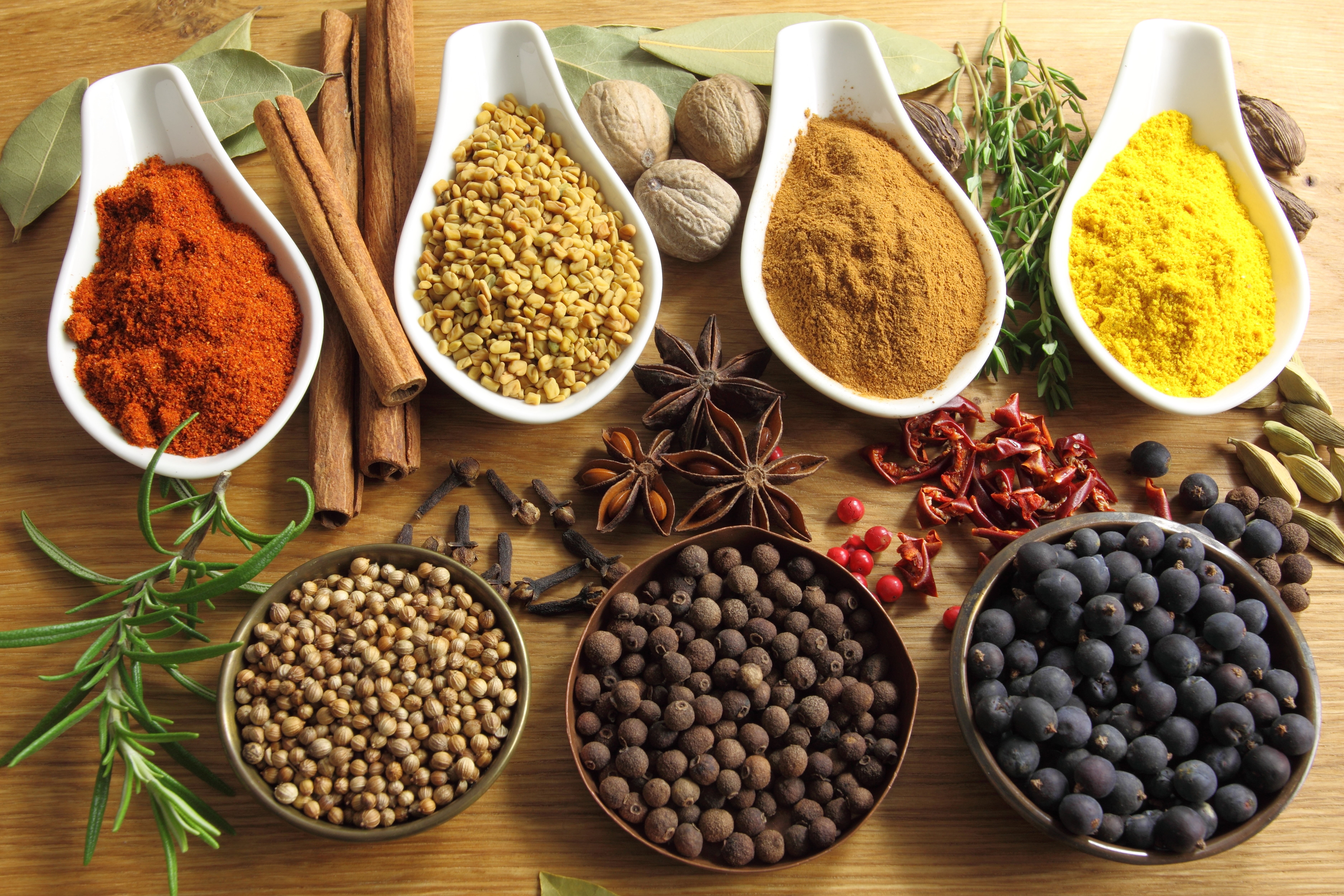 scented, allspice, cinnamon, black peppercorn, close-up, chili Pepper, herb, curry Powder, dried Food, wellbeing, pepper - Seasoning, coriander, spices, HD Wallpaper
