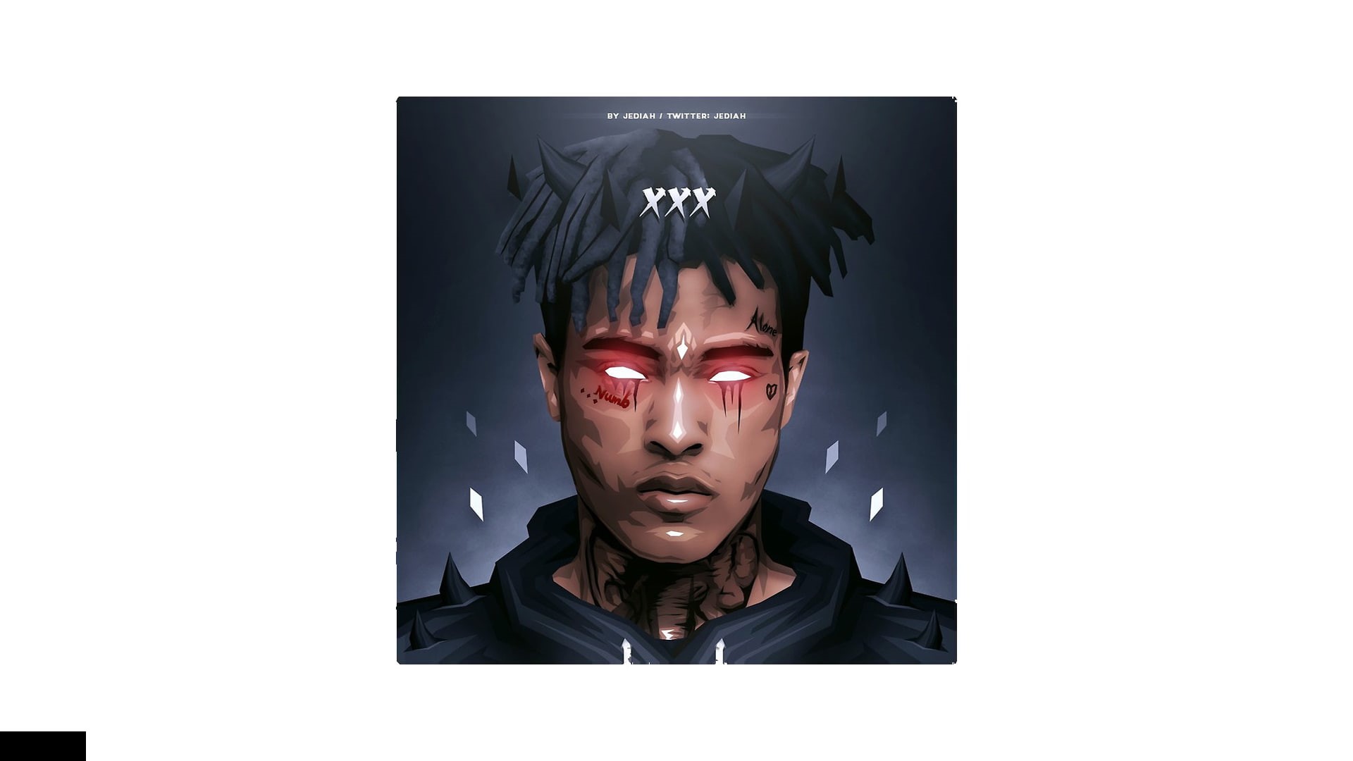musician, tattoo, dyed hair, XXXTENTACION, shining, 1080P, HD Wallpaper