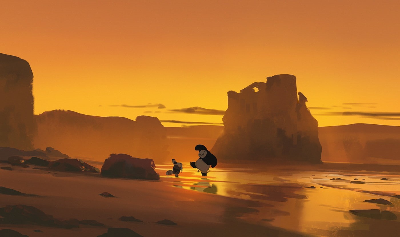 720P, Kung Fu Panda, artwork, HD Wallpaper