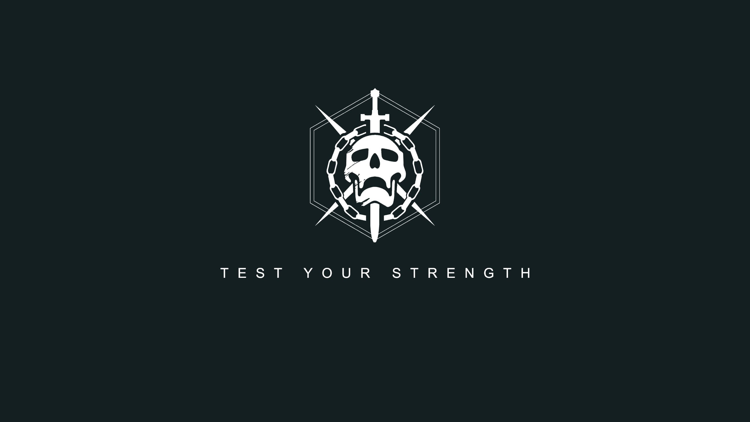 studio shot, test, no people, communication, low angle view, text, 2K, black background, sign, skull, safety, lighting equipment, Destiny (video game), HD Wallpaper