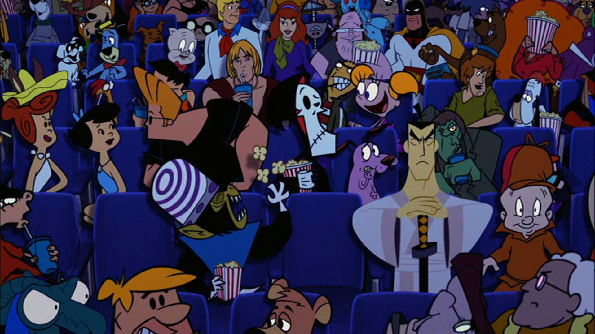 powerpuff, 1080P, cowardly, ghosts, flints, art, animals, johnny, bravo, courage, Dexter, dogs, jack, samurai, girls, Cartoons, dog, hd, HD Wallpaper
