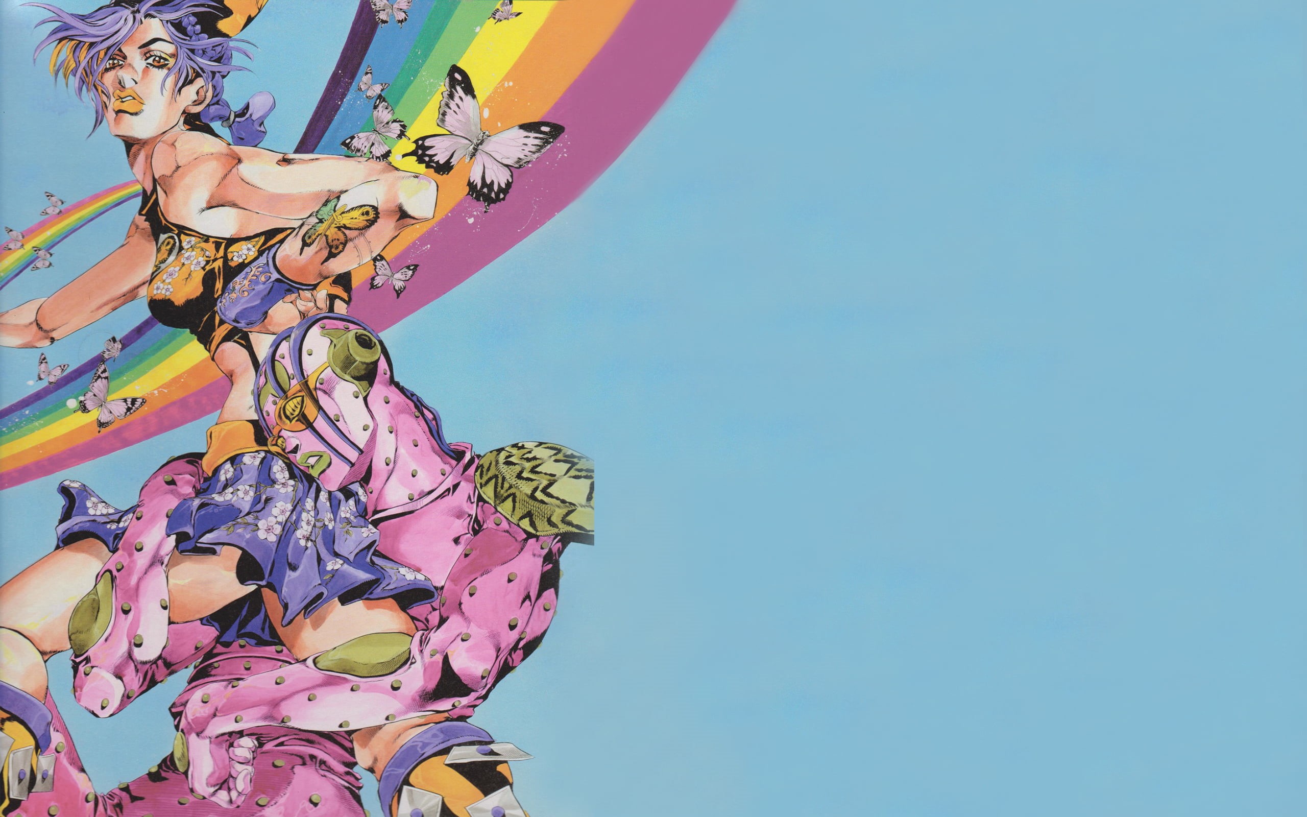 manga, JoJos Bizarre Adventure: Golden Wind, Hirohiko Araki, anime, 2K, Trish Una, Vento Aureo, JoJos Bizarre Adventure, HD Wallpaper