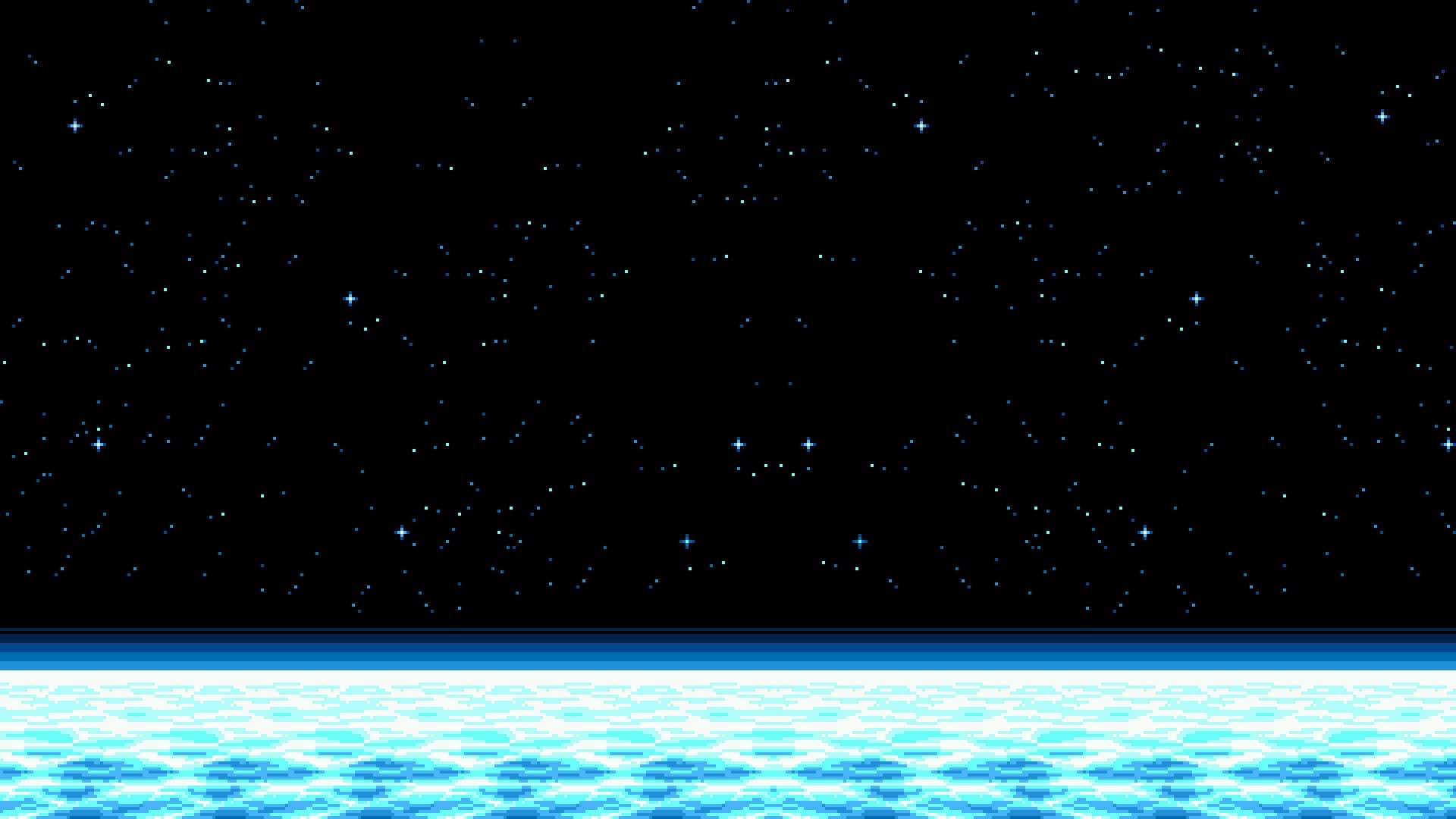 nature, night, no people, copy space, technology, dark, scenics - nature, tranquility, pixelated, pixel art, star, illuminated, star field, tranquil scene, HD Wallpaper