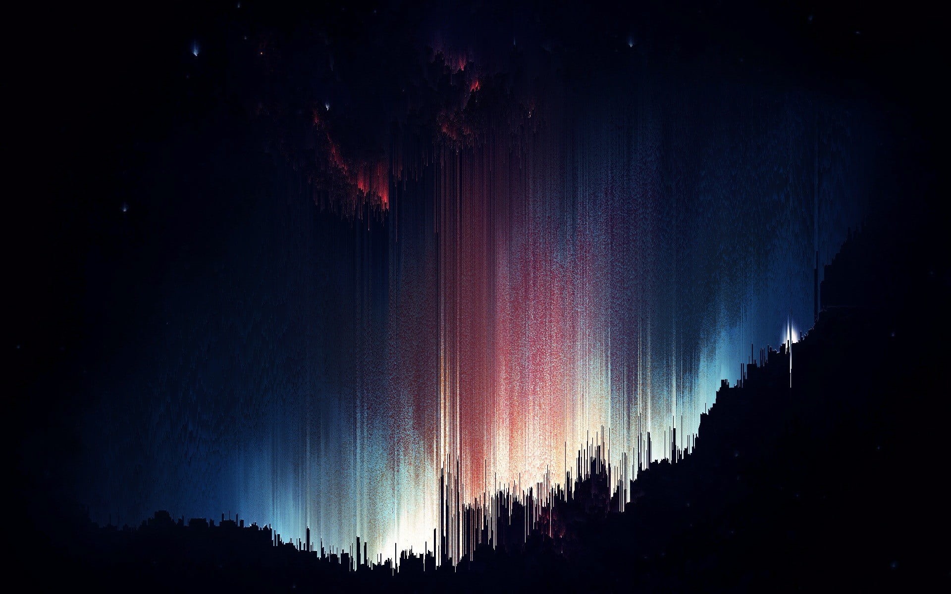 multi Colored, light - Natural Phenomenon, sky, star - Space, dark, motion, urban Scene, outdoors, nature, abstract, astronomy, 1080P, tranquility, sound, HD Wallpaper