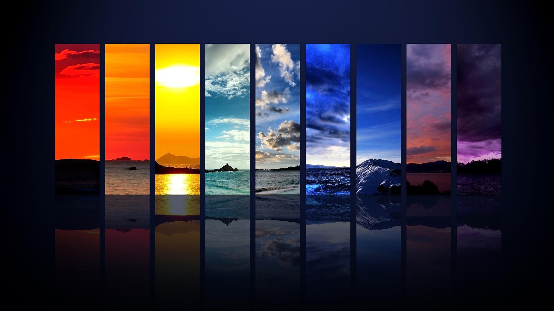 photography, p, spectrum, multi, color, 3d and abstract, 1080P, sky, hdtv, HD Wallpaper