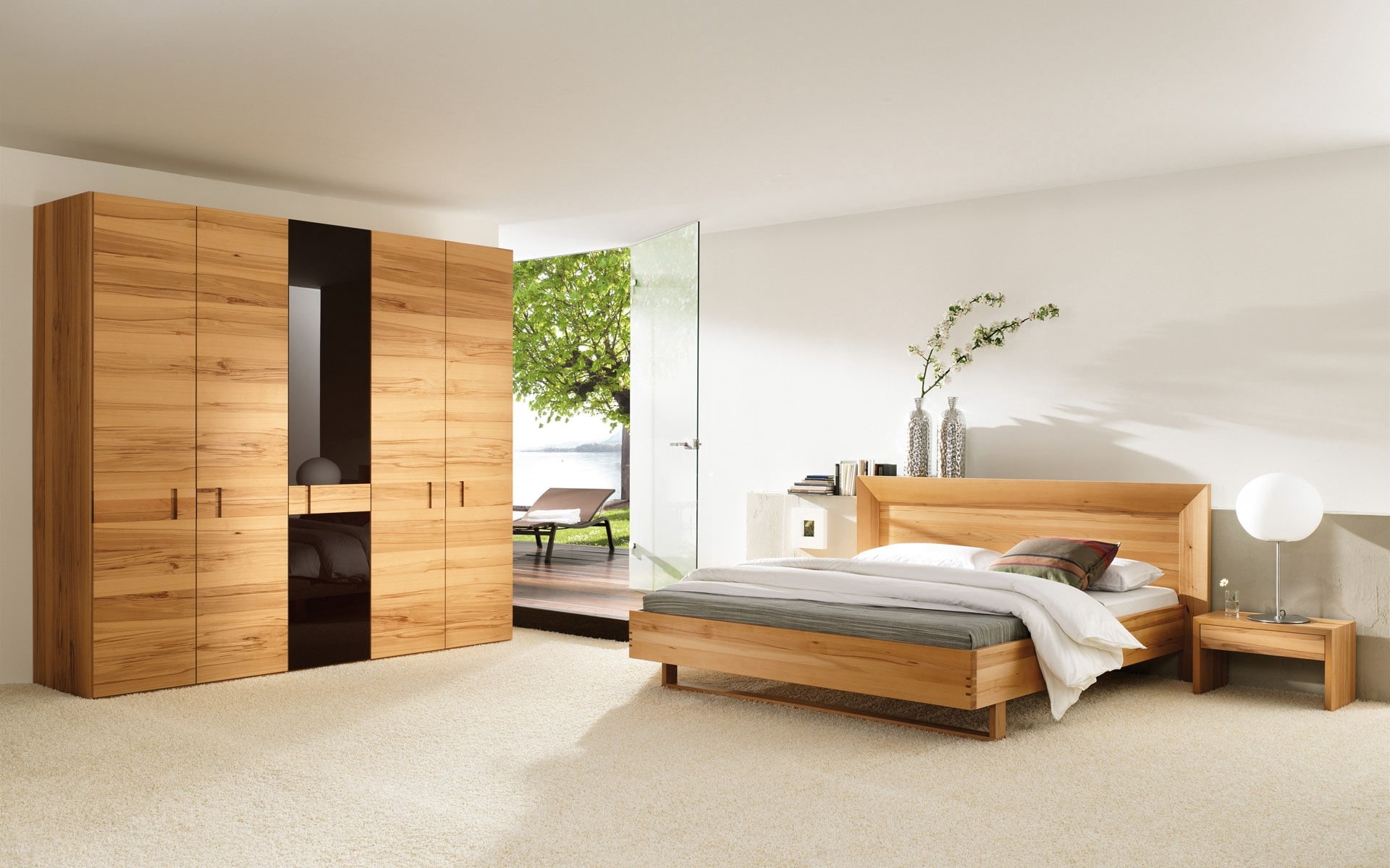 lighting equipment, wealth, home, parquet Floor, carpet - Decor, apartment, residential District, sofa, wardrobe, decor, window, bedroom, brown, wall - Building Feature, HD Wallpaper
