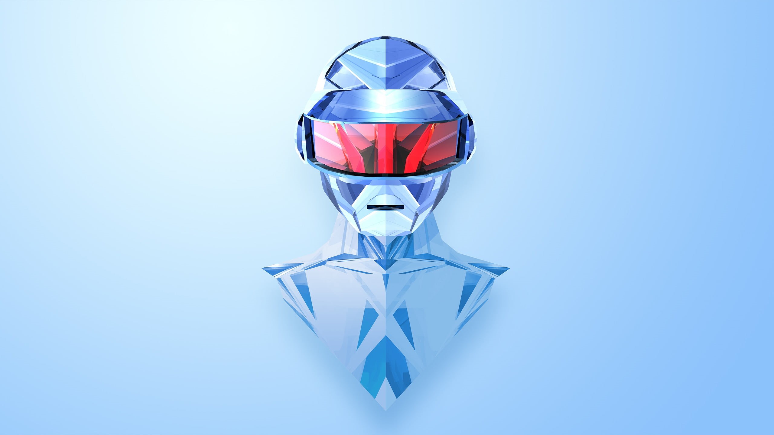 people, emotion, red, creativity, single object, digital, blue background, studio shot, colored background, mask, shape, abstract, headwear, HD Wallpaper