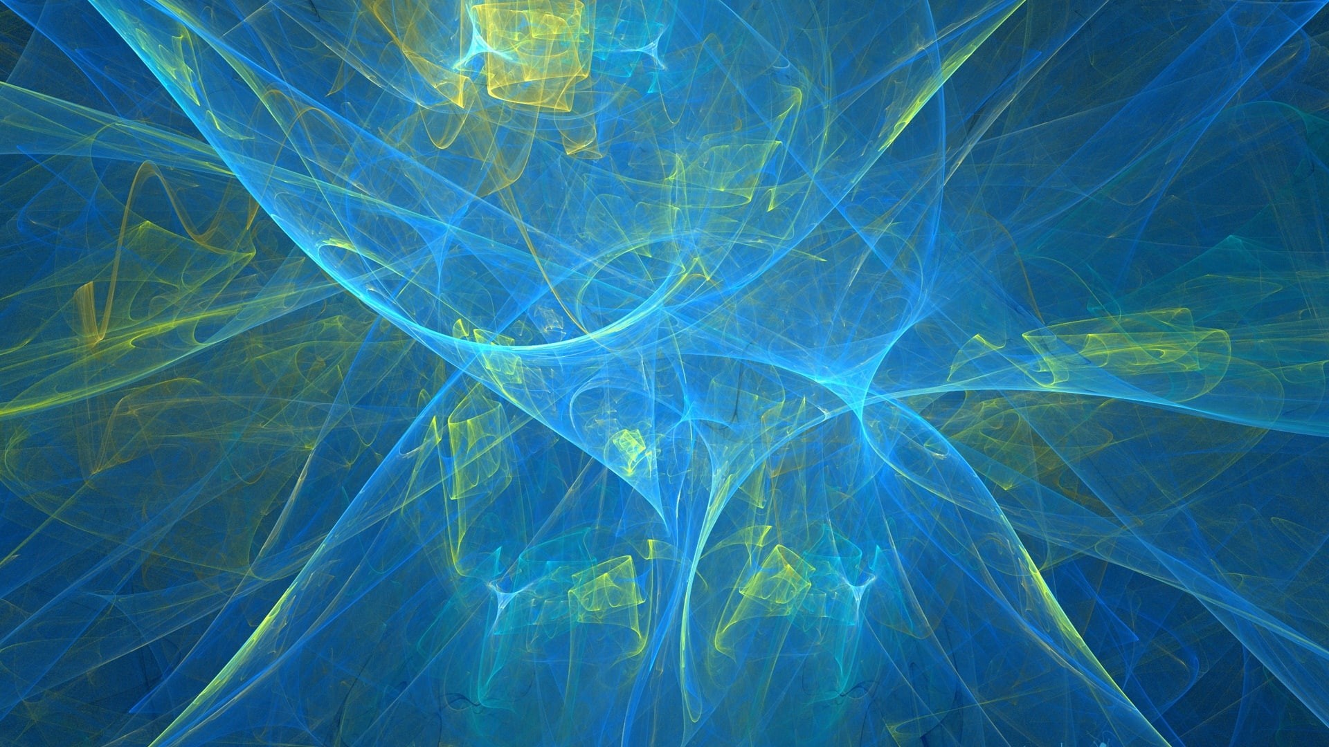 graphics, 1080P, light, artwork, design, space, laser, futuristic, line, blue, electric blue, fractal, fractal art, digital art, azure, pattern, HD Wallpaper