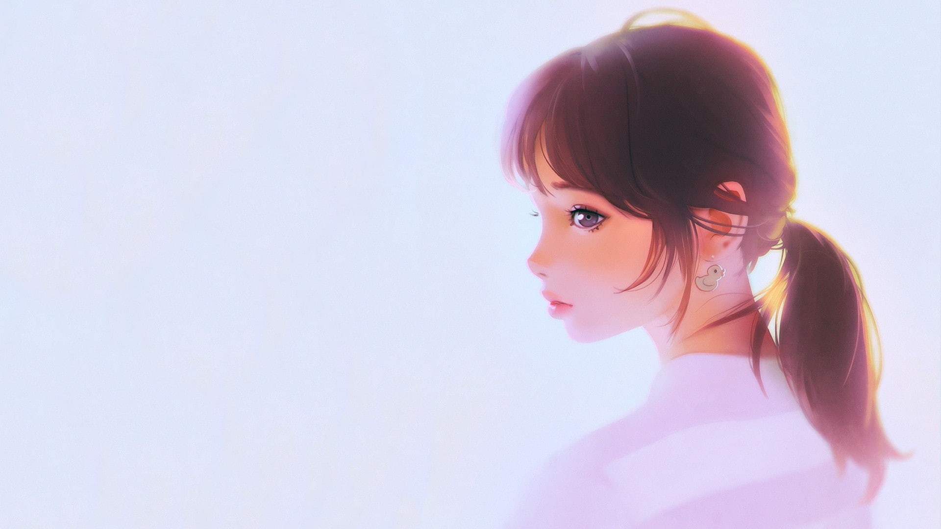 artwork, drawing, Ilya Kuvshinov, 1080P, digital art, women, HD Wallpaper