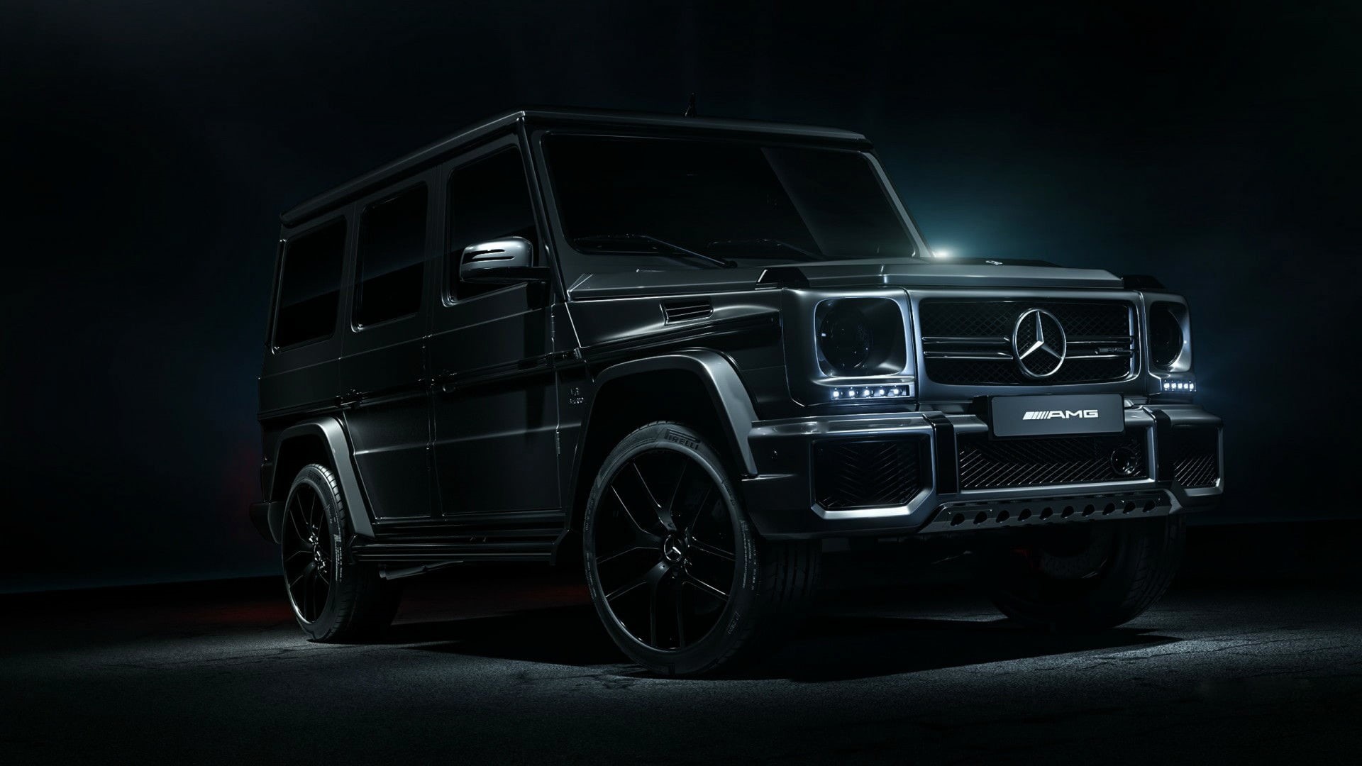 G Class, G63, Mercedes, Black, 4X4, WHELLS, AMG, 1080P, Black style, HD Wallpaper
