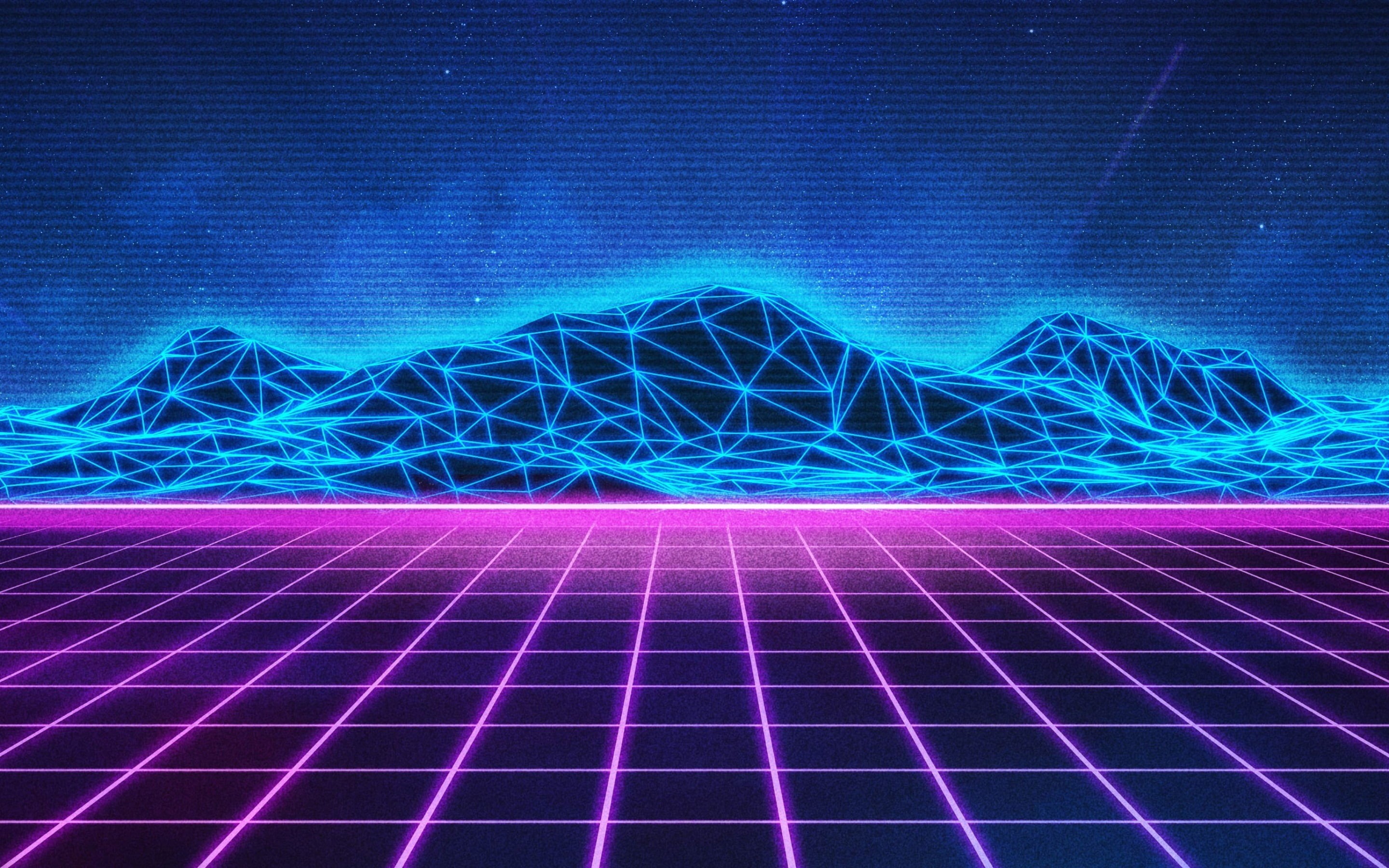 2K, neon, retro games, HD Wallpaper