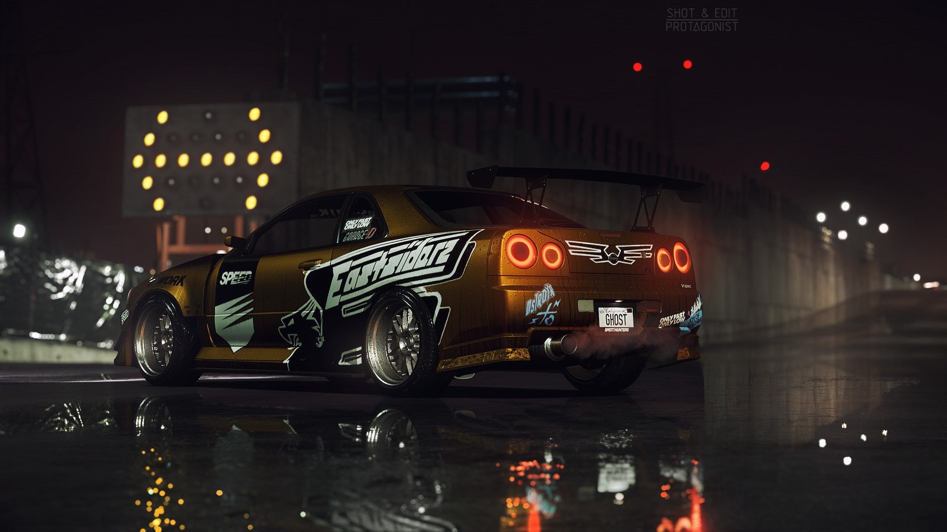 need for speed 2015, travel, security, illuminated, street, city, land vehicle, transportation, architecture, outdoors, 1080P, technology, night, reflection, HD Wallpaper