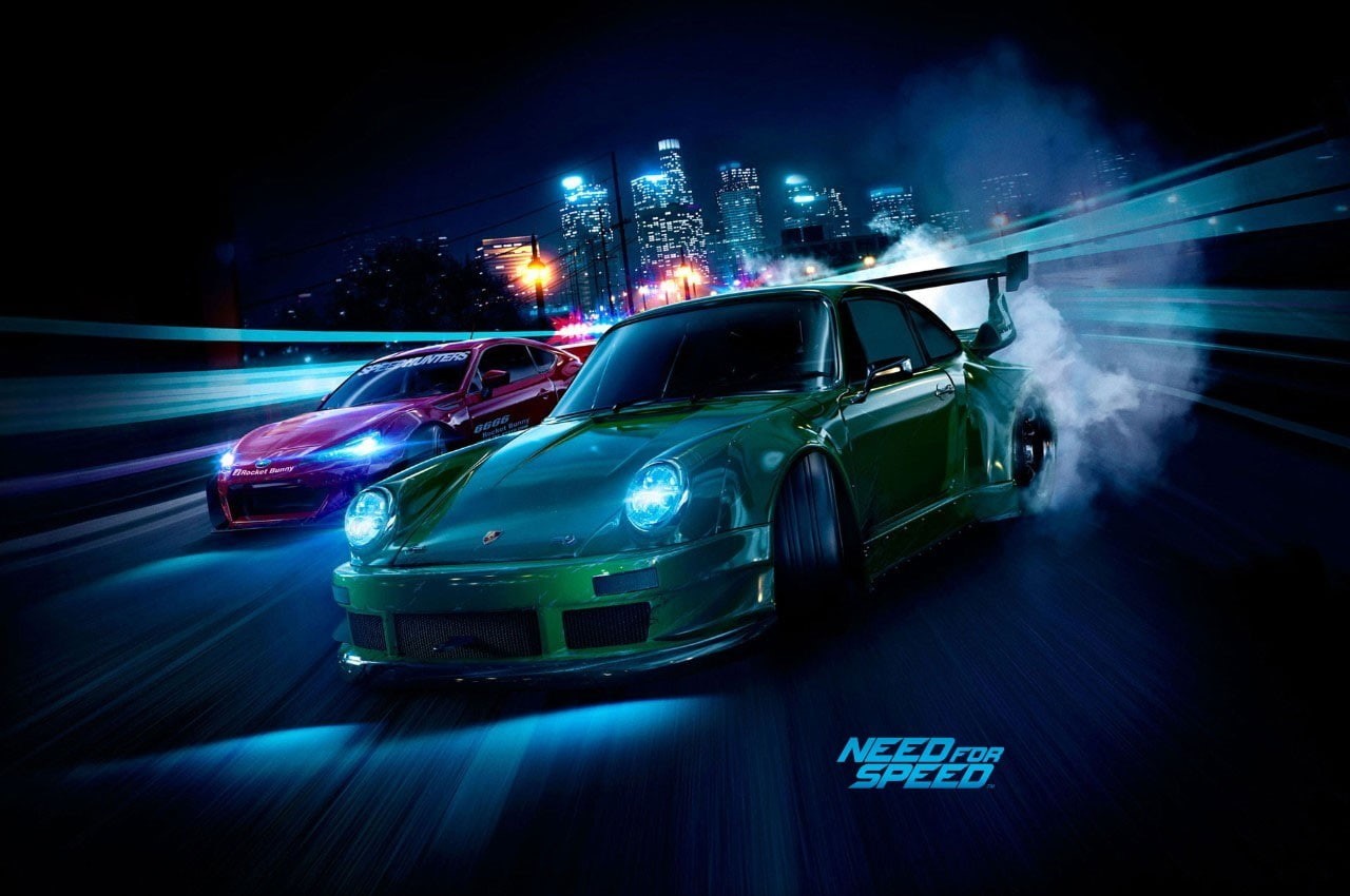 motion, building exterior, illuminated, skyscraper, video games need for speed 2015 porsche 911 porsche subaru subaru brz rocket bunny speedhunters, digital composite, HD Wallpaper