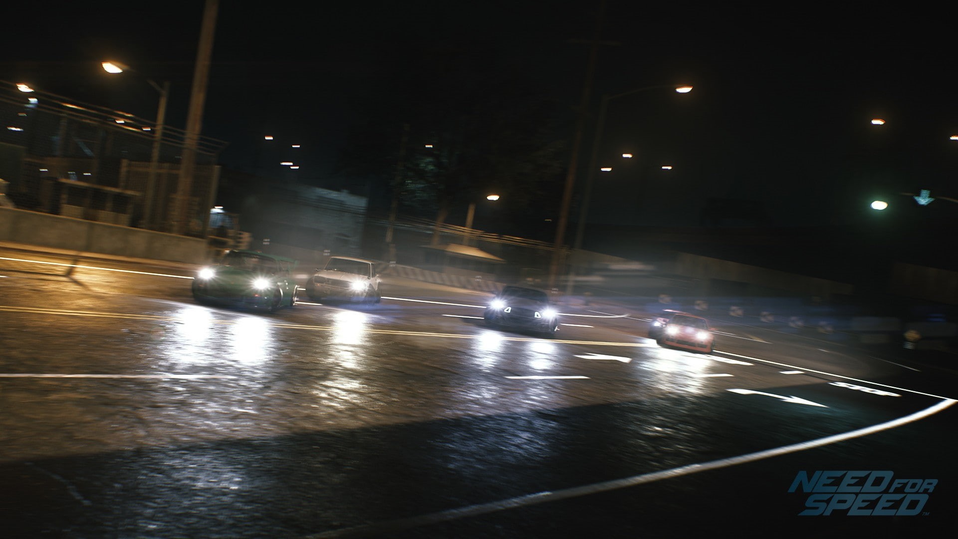 2015, need, video games, racing, video, speed, night, 1080P, need for speed, car, games, light, HD Wallpaper
