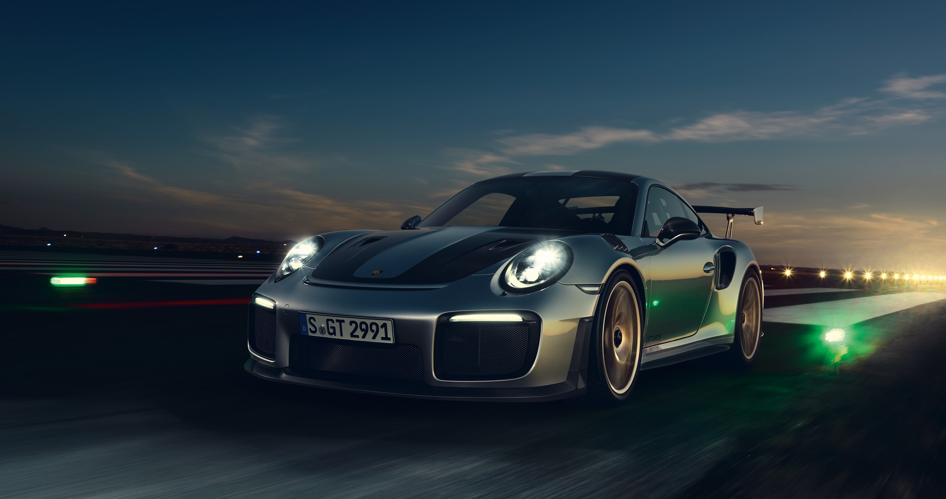 4K, 4K, Porsche 911 GT2 RS, HD Wallpaper