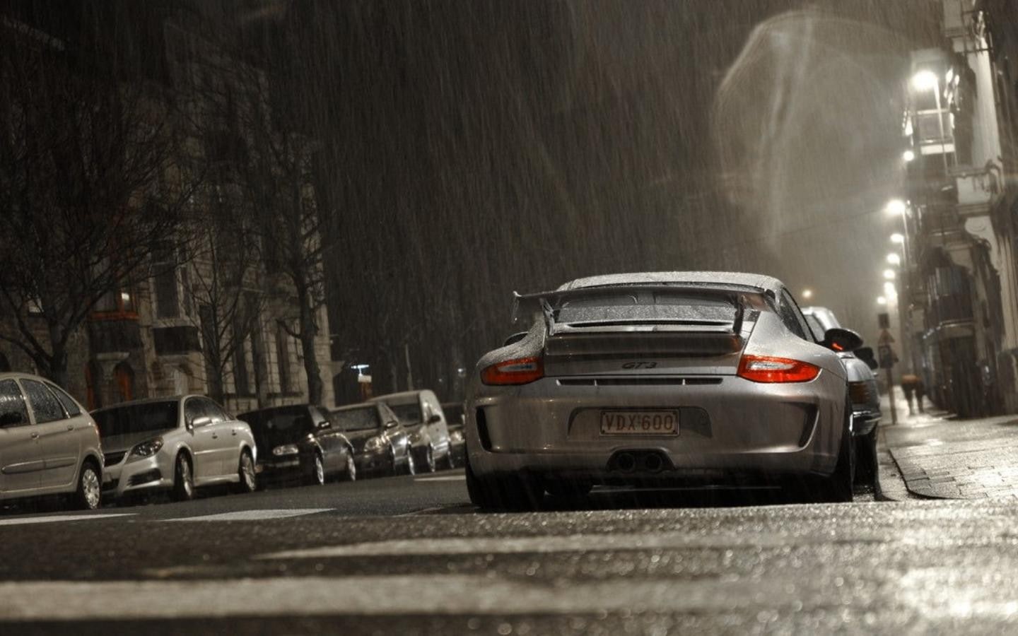 rain, Porsche, Porsche 911 GT3, vehicle, car, 720P, HD Wallpaper