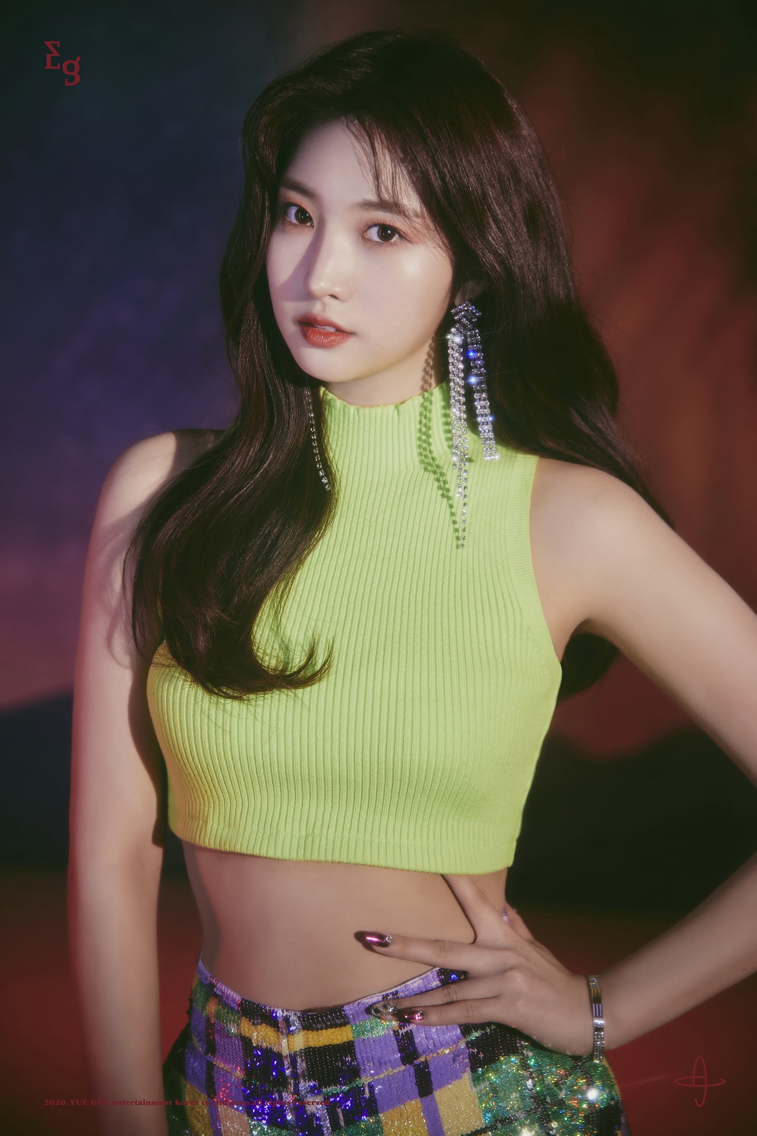 South Korea, K-pop, Sihyeon (Kim Sihyeon), 1080P, EVERGLOW, Phone HD Wallpaper