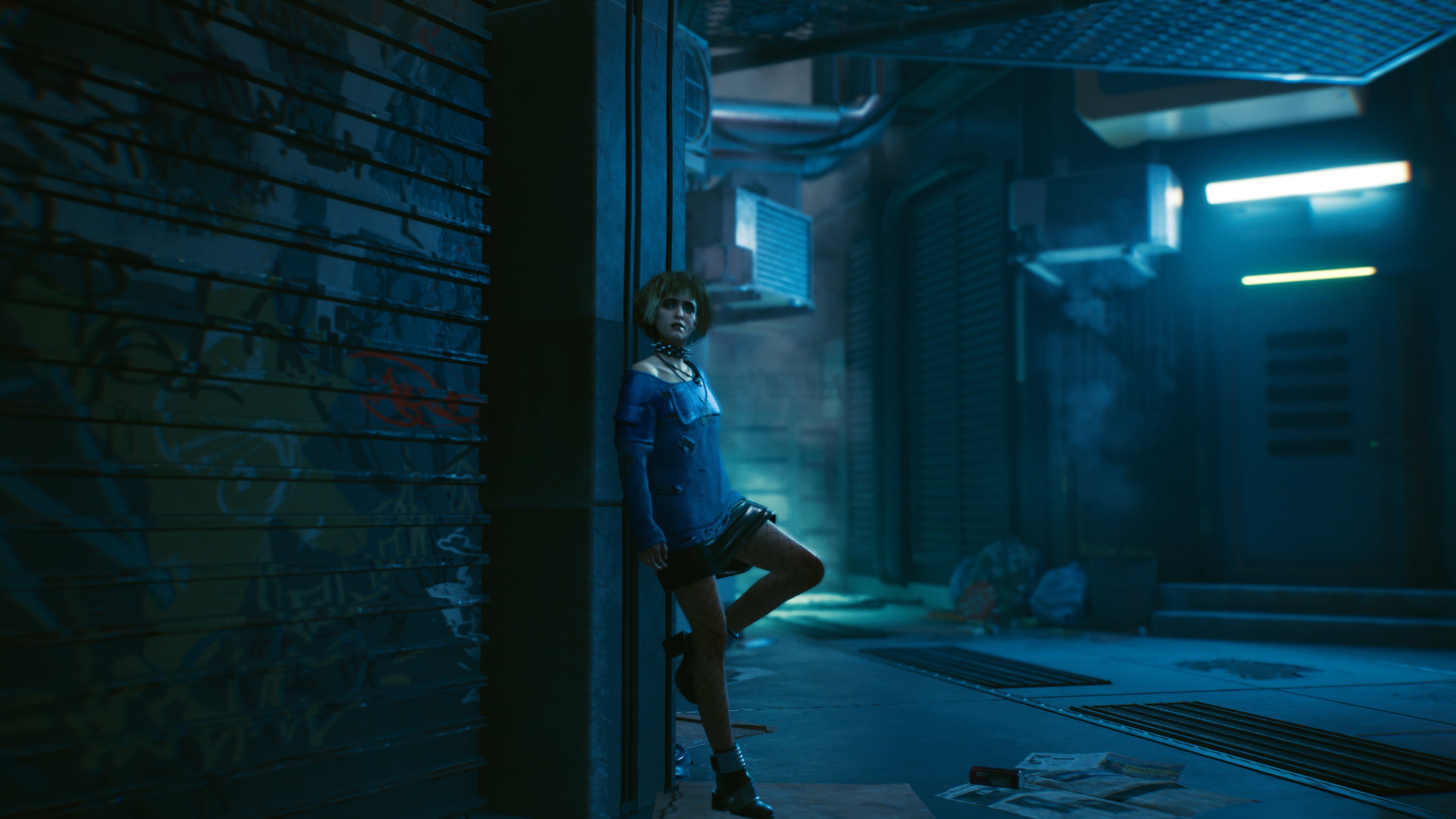 lights, microchip, Japan, drink, neon, futuristic city, pink, table, pub, alcohol, choker, science fiction, cyber, rebel, bar, love, tattoo, neon lights, HD Wallpaper
