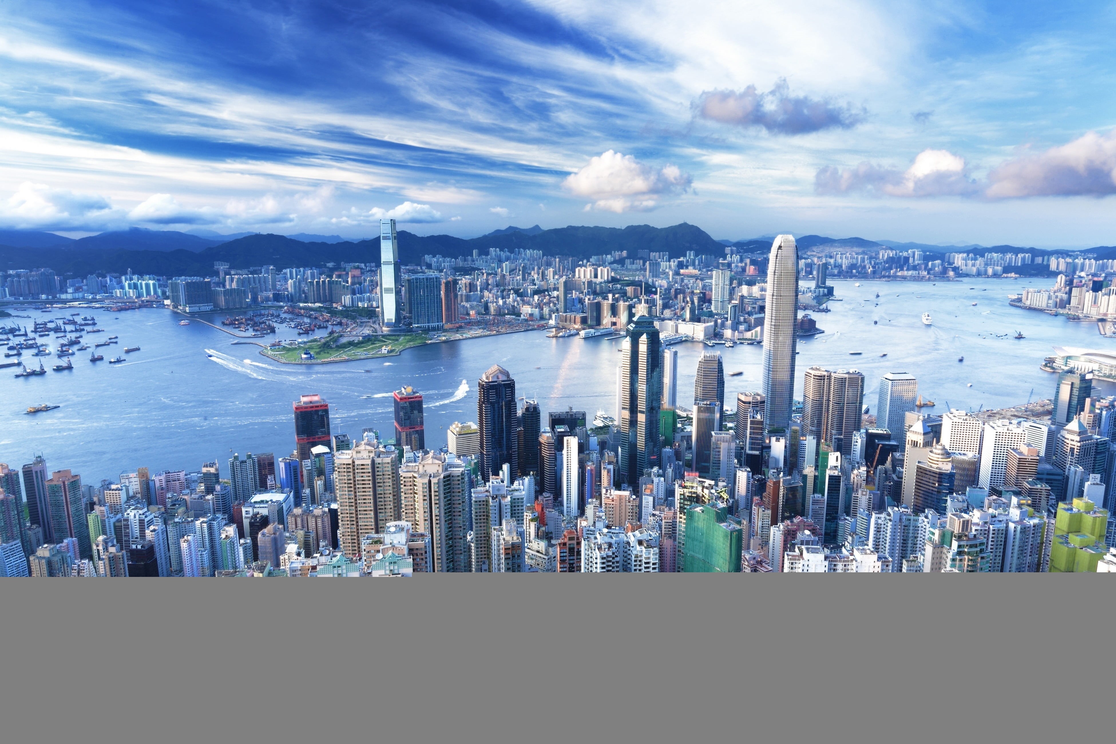ocean, modern, tower, travel Destinations, tall - High, rise, apartment, bay Of Water, blue, landscape, building Exterior, development, water, harbor, office, HD Wallpaper