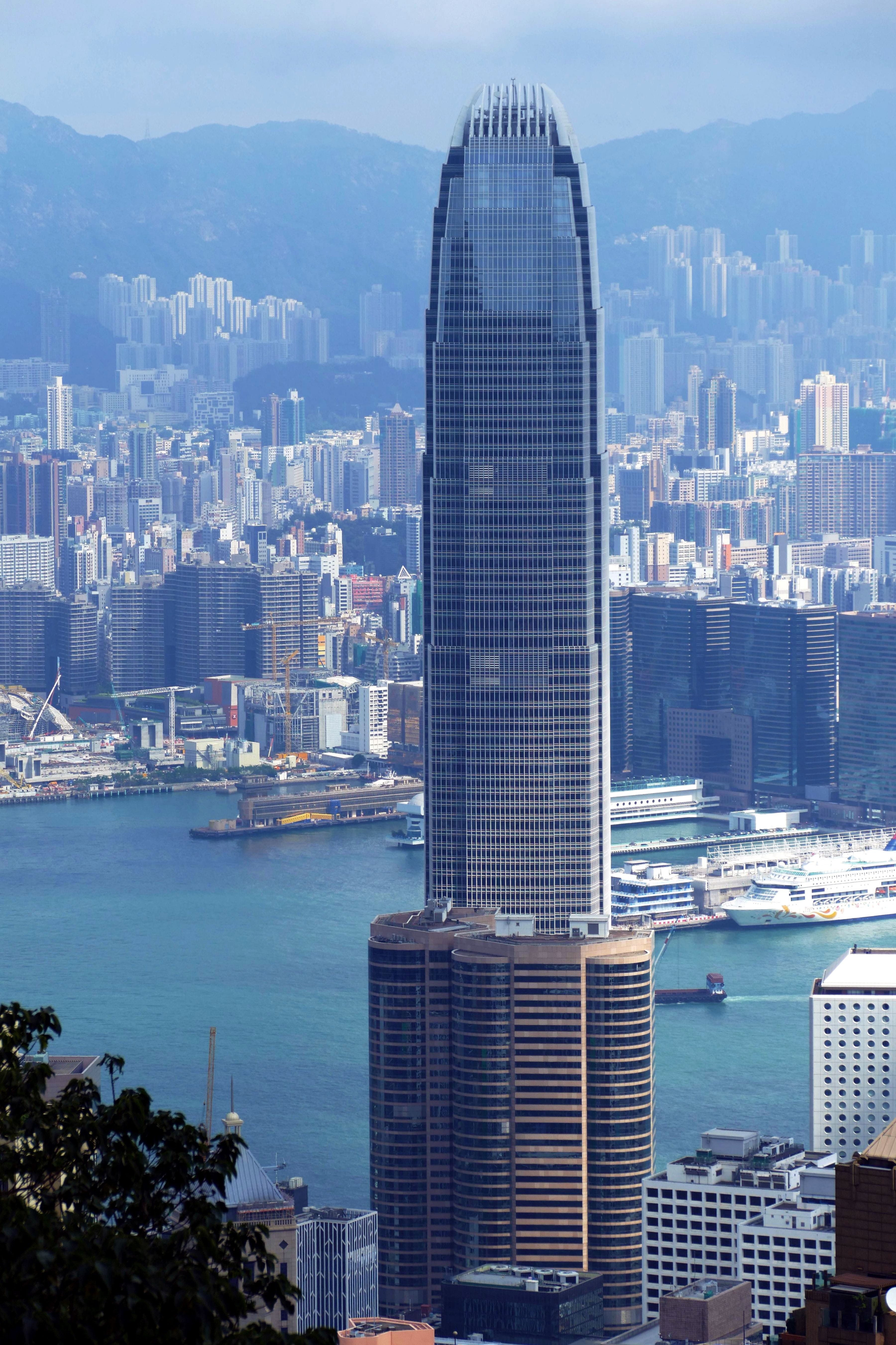 skyline, Hong Kong, building, 5K, settlement, booked, panorama, built structure, Asia, building exterior, modern, architecture, water, day, outlook, sky, Phone HD Wallpaper