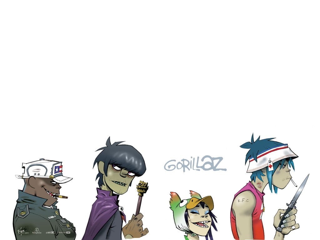 lifestyles, representation, Murdoc Niccals, 2-D, day, headwear, government, male likeness, Gorillaz, copy space, creativity, group of people, people, human representation, HD Wallpaper