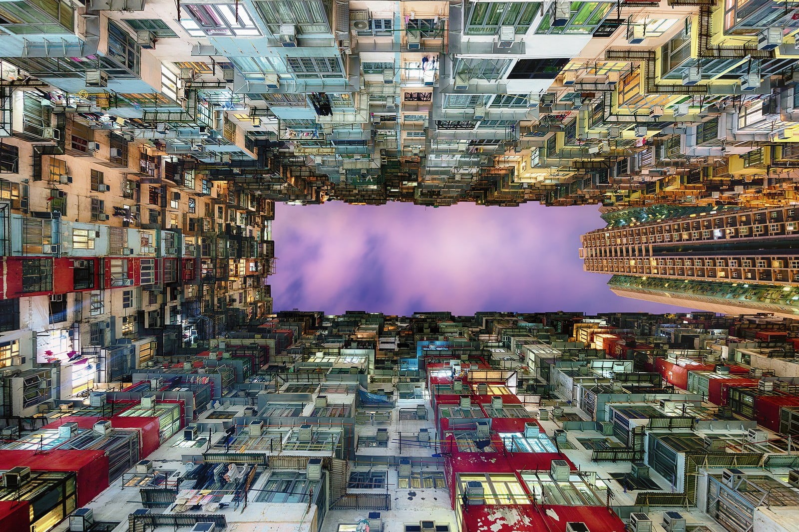 apartment, office building exterior, window, lifestyles, high, social issues, architecture, building exterior, 720P, shield, sky, directly below, city, HD Wallpaper