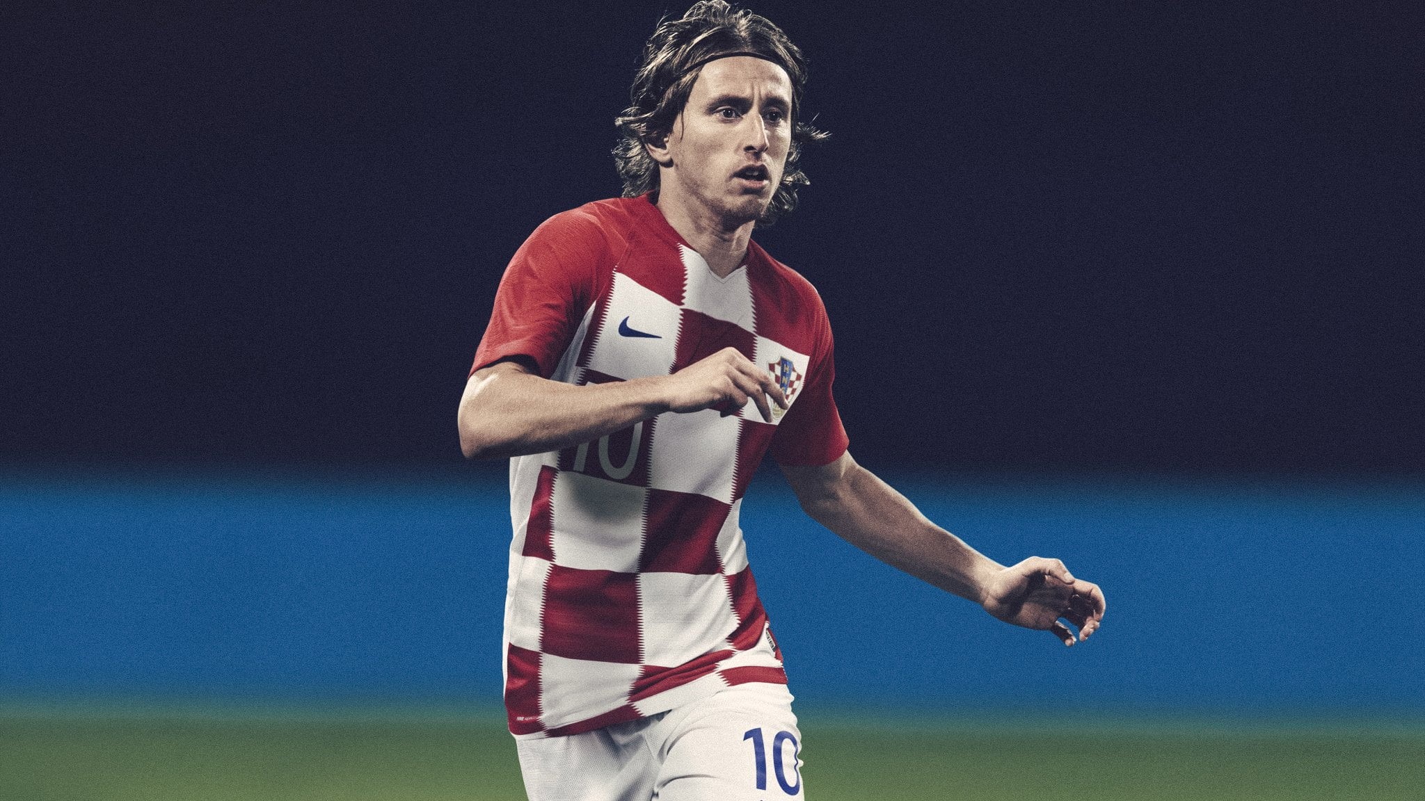 sports uniform, sports clothing, competition, determination, athlete, sport, Luka Modric, young adult, men, 1080P, playing, three quarter length, standing, HD Wallpaper
