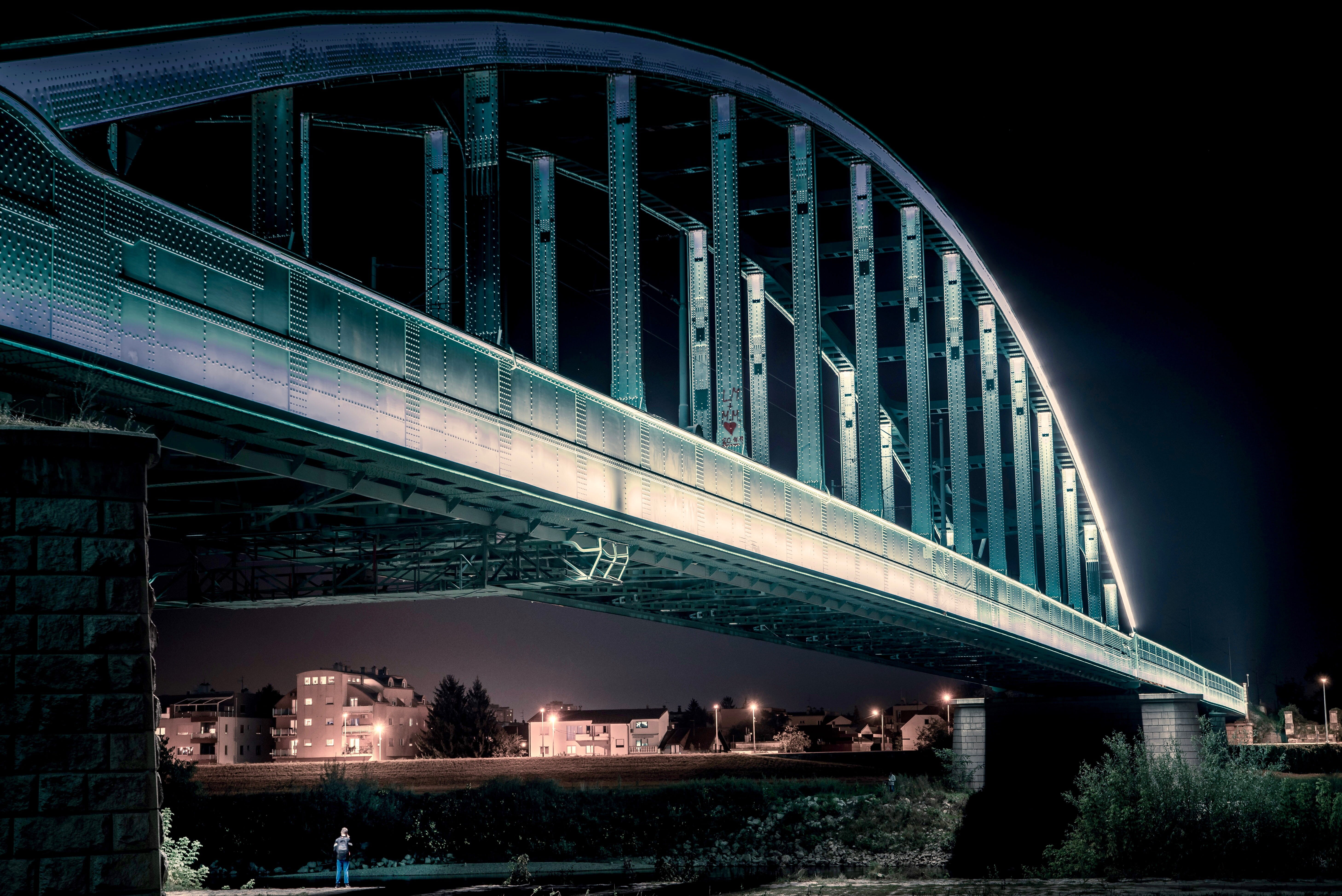 building exterior, sky, gray, lighting equipment, office building, road, castle, zagreb, town, overpass, no people, travel, modern, city, cityscape, urban, HD Wallpaper