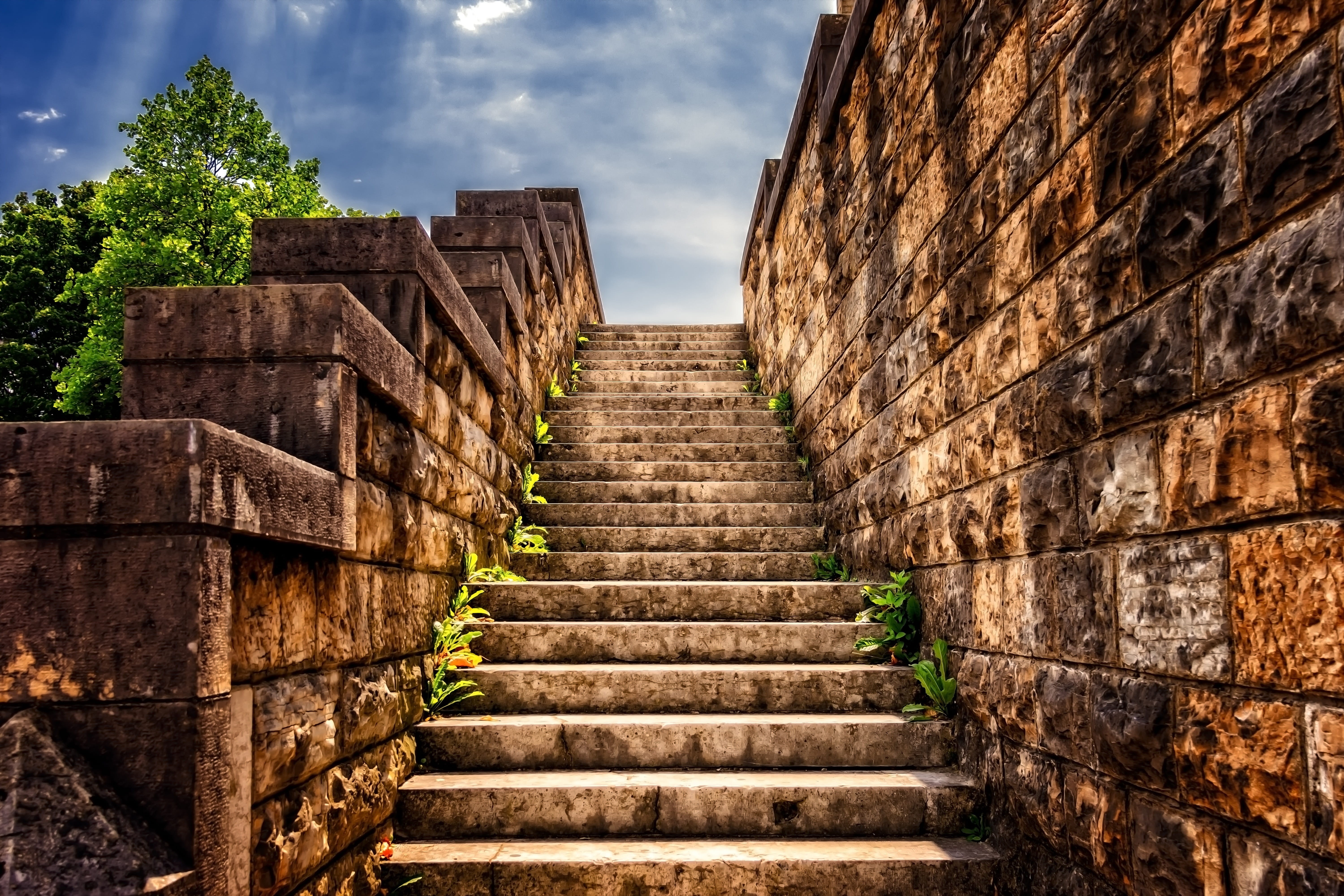 ruined, stone, outdoors, 5K, emergence, old, the past, direction, masonry, archaeology, wall, architecture, day, no people, stone wall, upgrade, ancient civilization, HD Wallpaper