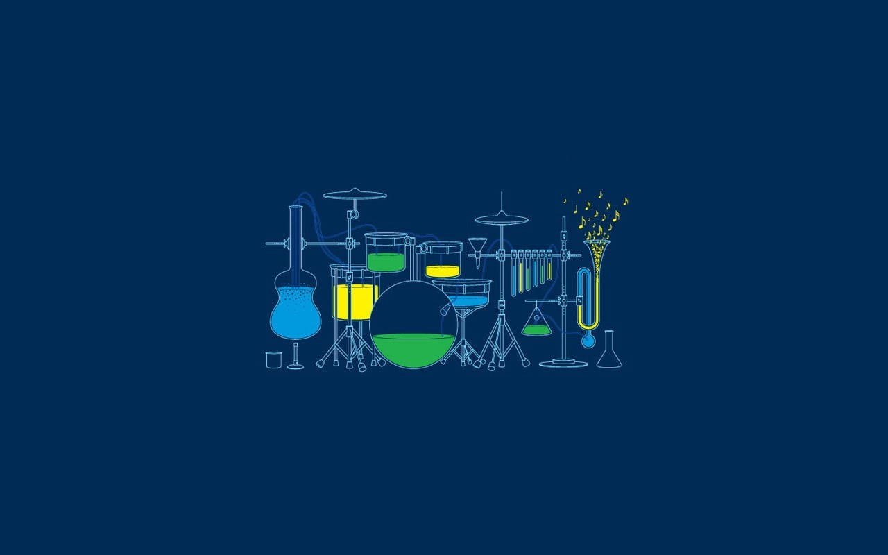 blue, communication, artwork, healthcare and medicine, no people, close-up, illustration, blue background, minimalism, equipment, black background, technology, HD Wallpaper