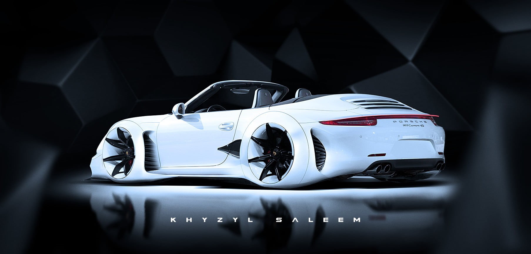 luxury, racecar, 720P, Khyzyl Saleem, sports car, selective focus, close-up, transportation, black background, reflection, white, sports race, crash helmet, HD Wallpaper