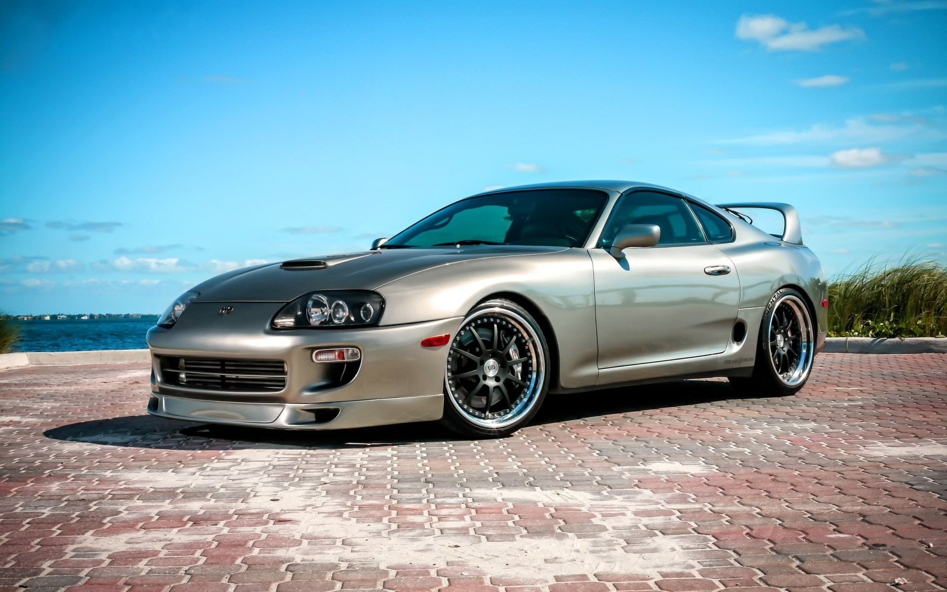 nature, copy space, silver, JDM, sky, transportation, blue, parking, stationary, Supra, retro styled, coupe, mode of transportation, day, luxury, car, outdoors, HD Wallpaper