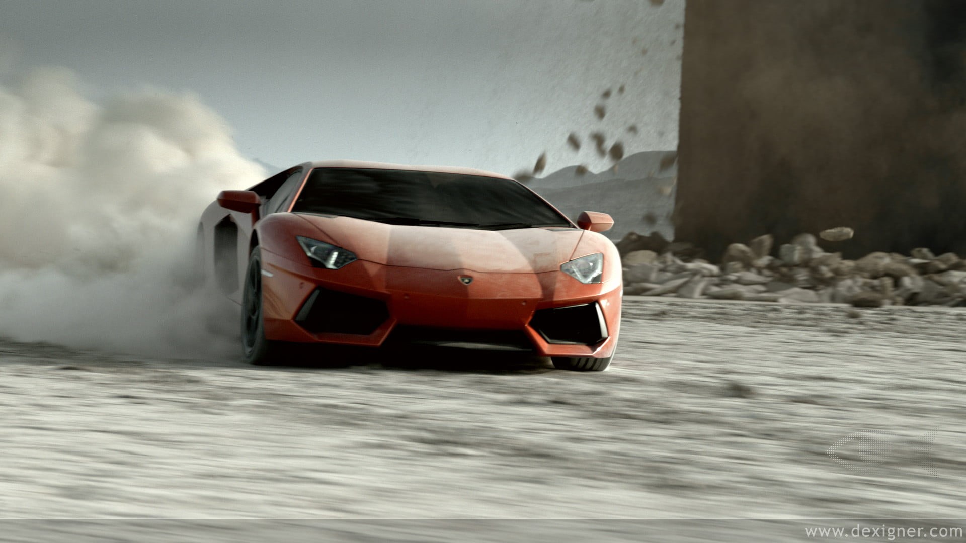 travel, land vehicle, sports utility vehicle, wealth, outdoors, racecar, tire, driving, Lamborghini Aventador, vehicle, 1080P, speed, red, men, transportation, HD Wallpaper