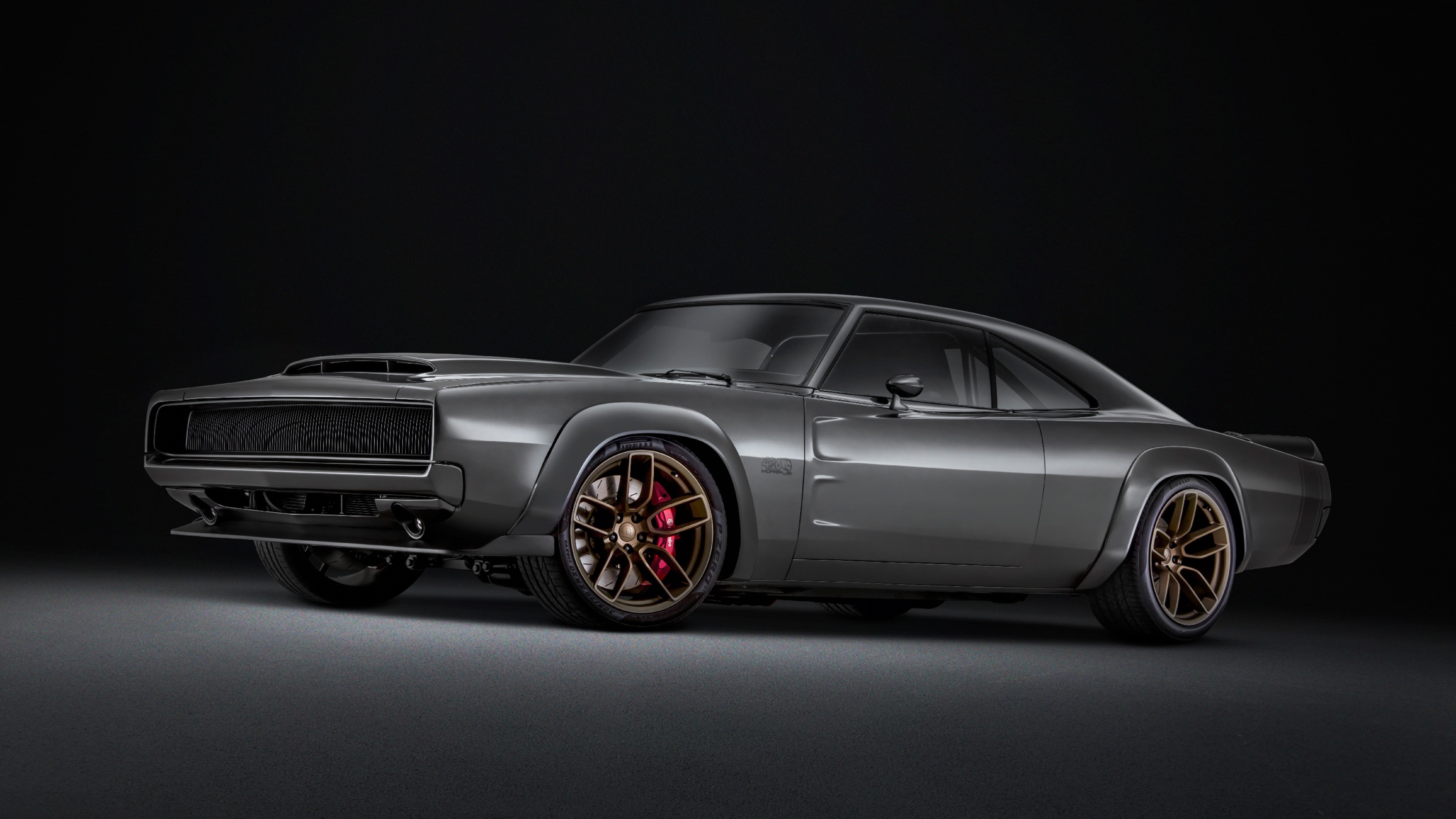 4K, Dodge Super Charger 1968, 4K, 2018 Cars, HD Wallpaper