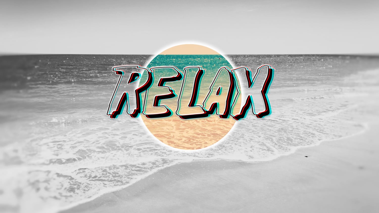 sea, beauty in nature, communication, vacations, no people, horizon, Chill Out, sky, 720P, beach, sand, vaporwave, outdoors, green, tranquility, nature, HD Wallpaper