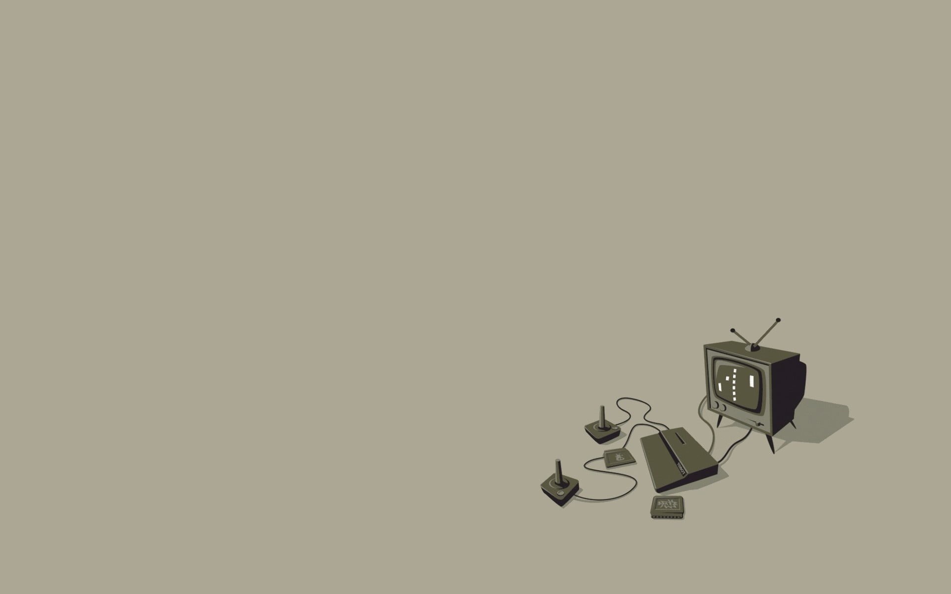 cut out, guidance, retro games, crt, safety, studio shot, representation, shadow, arts culture and entertainment, indoors, no people, direction, 1080P, HD Wallpaper