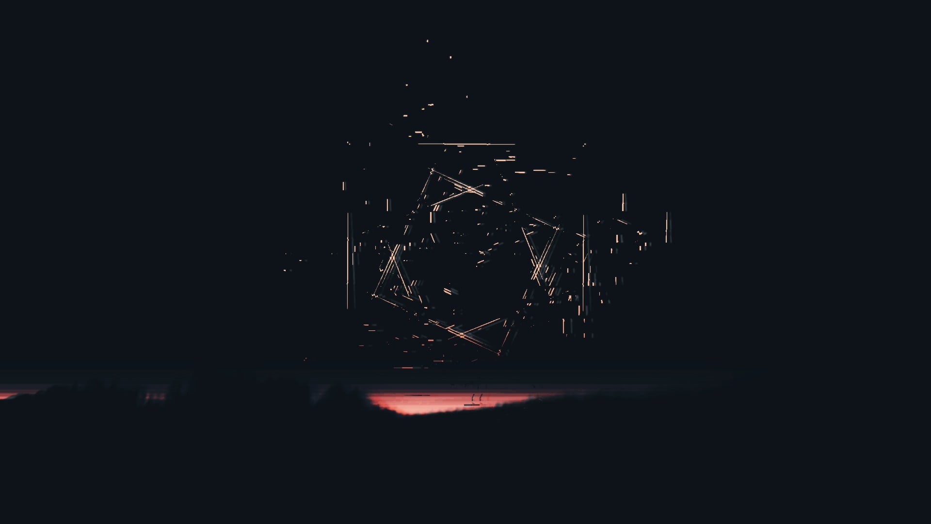 LSD, studio shot, architecture, illuminated, glitch art, dark, silhouette, indoors, industry, nightlife, no people, technology, city, light - natural phenomenon, HD Wallpaper