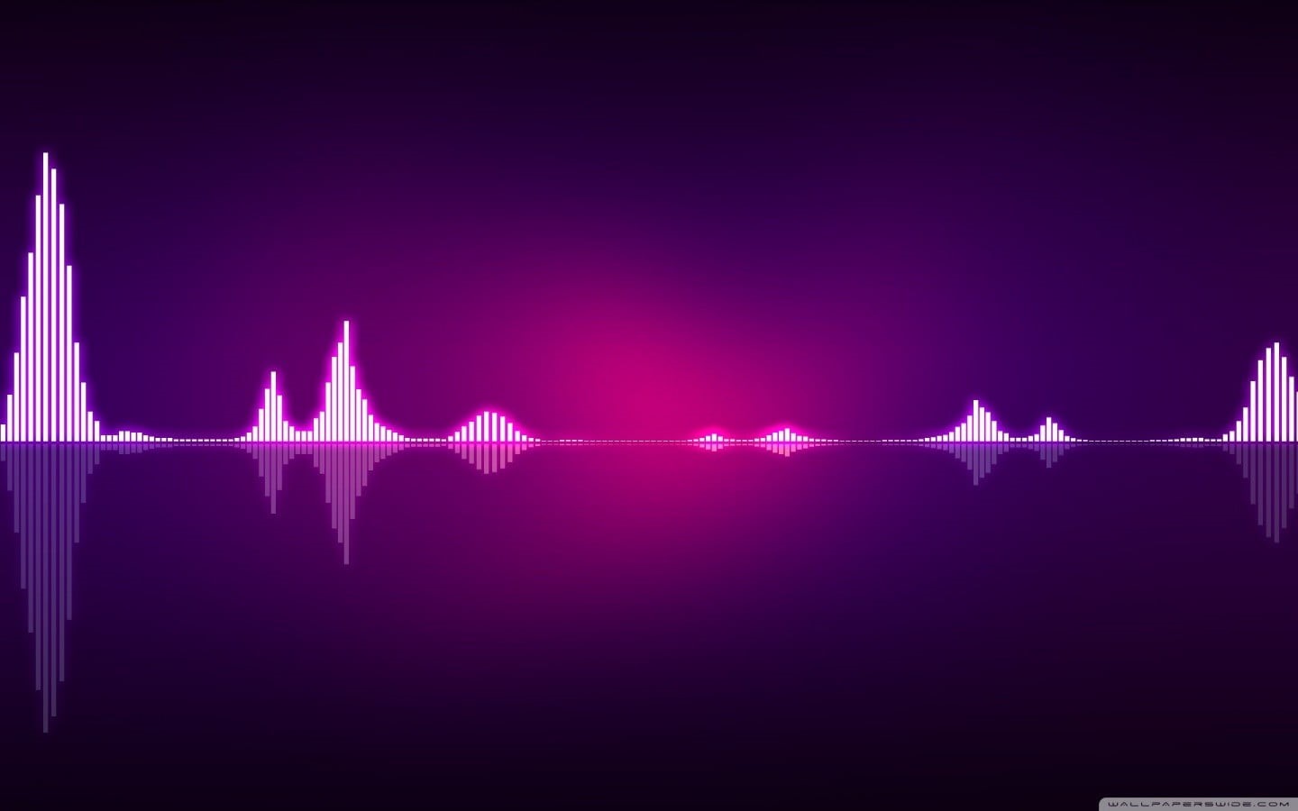 lighting equipment, light - natural phenomenon, copy space, illuminated, simple background, 720P, black color, neon, electricity, pink color, sound wave, HD Wallpaper