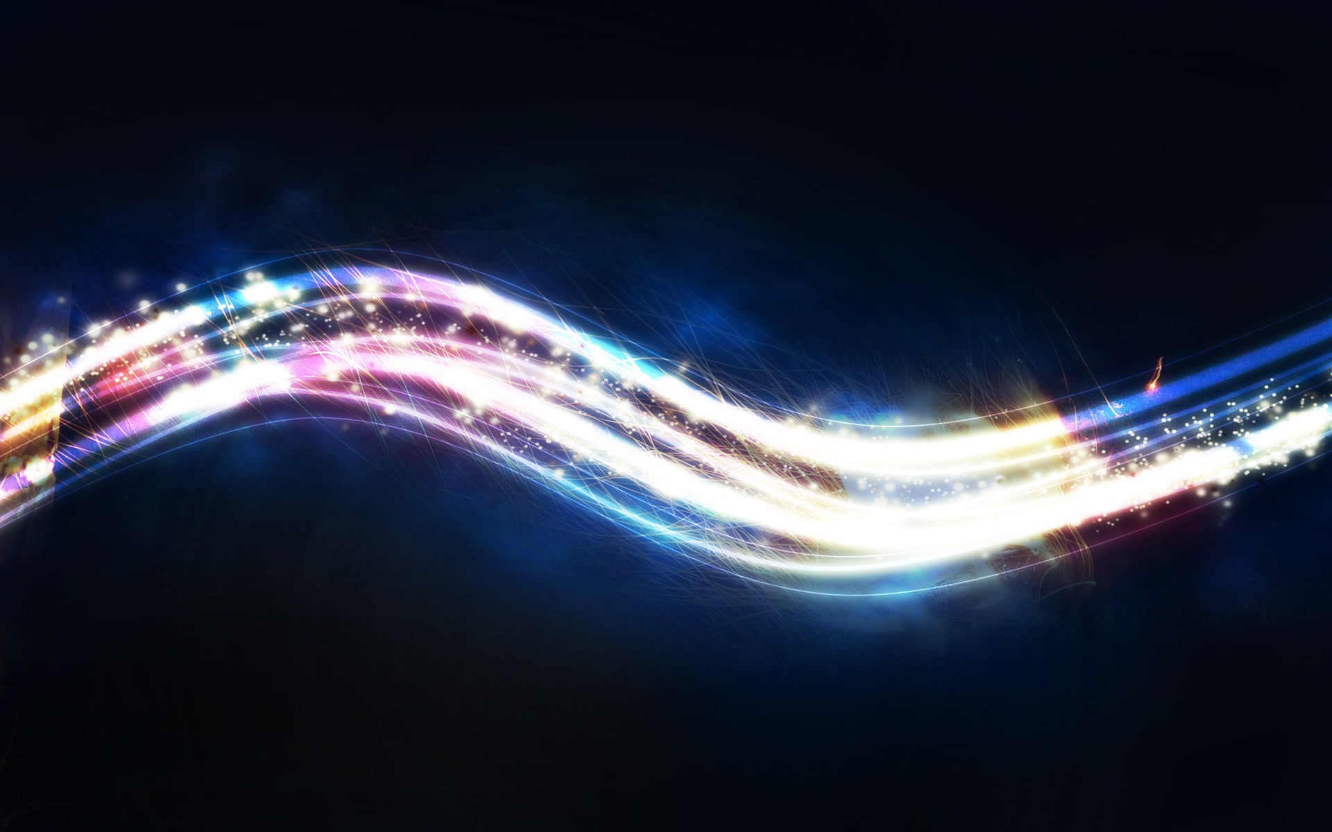 lighting equipment, shapes, 1080P, bright, pink, illuminated, colorful, glowing, blue, light - natural phenomenon, blurred motion, communication, speed, HD Wallpaper