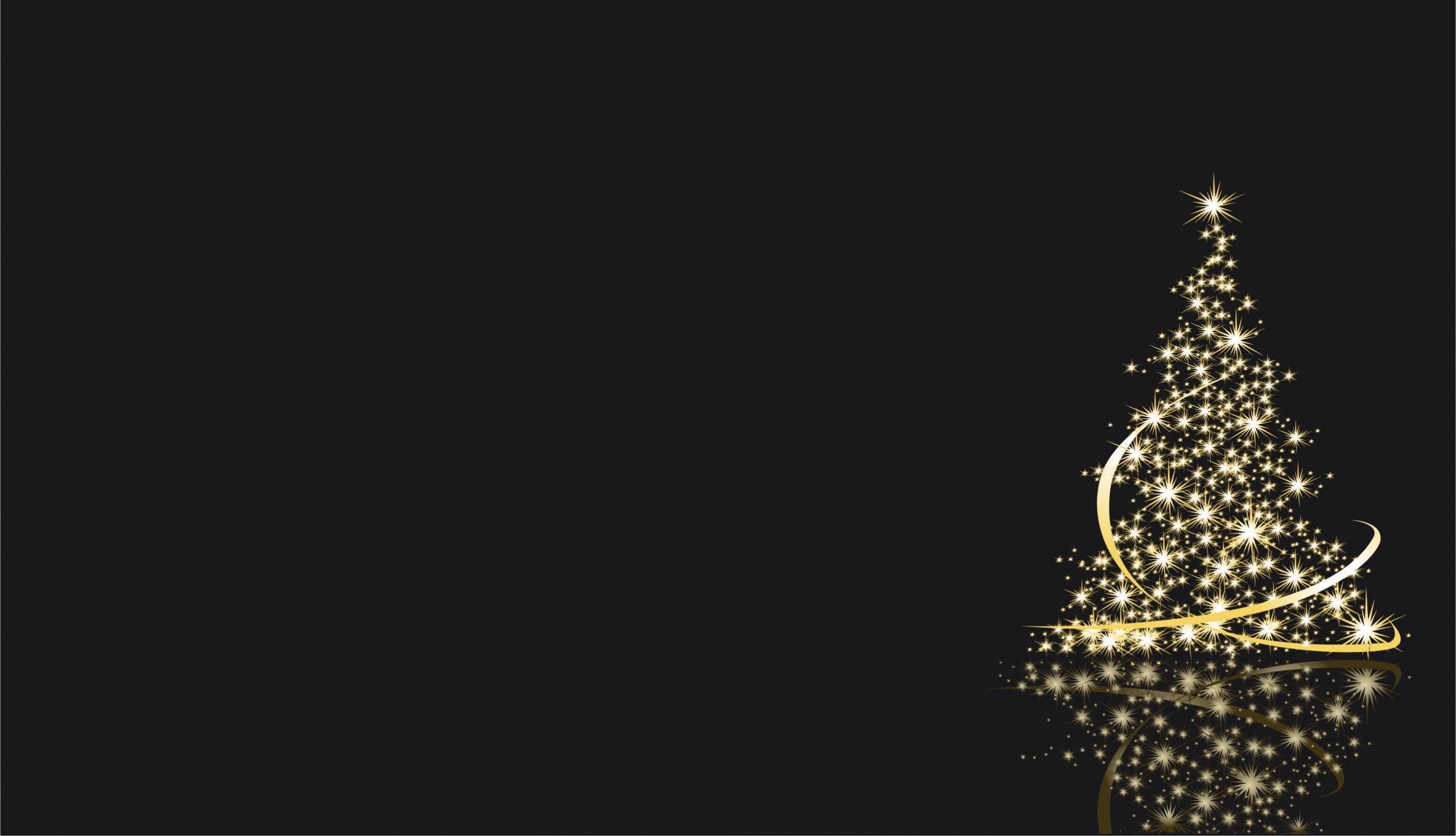 stars, christmas, twinkling, background, 2K, elka, holiday, HD Wallpaper
