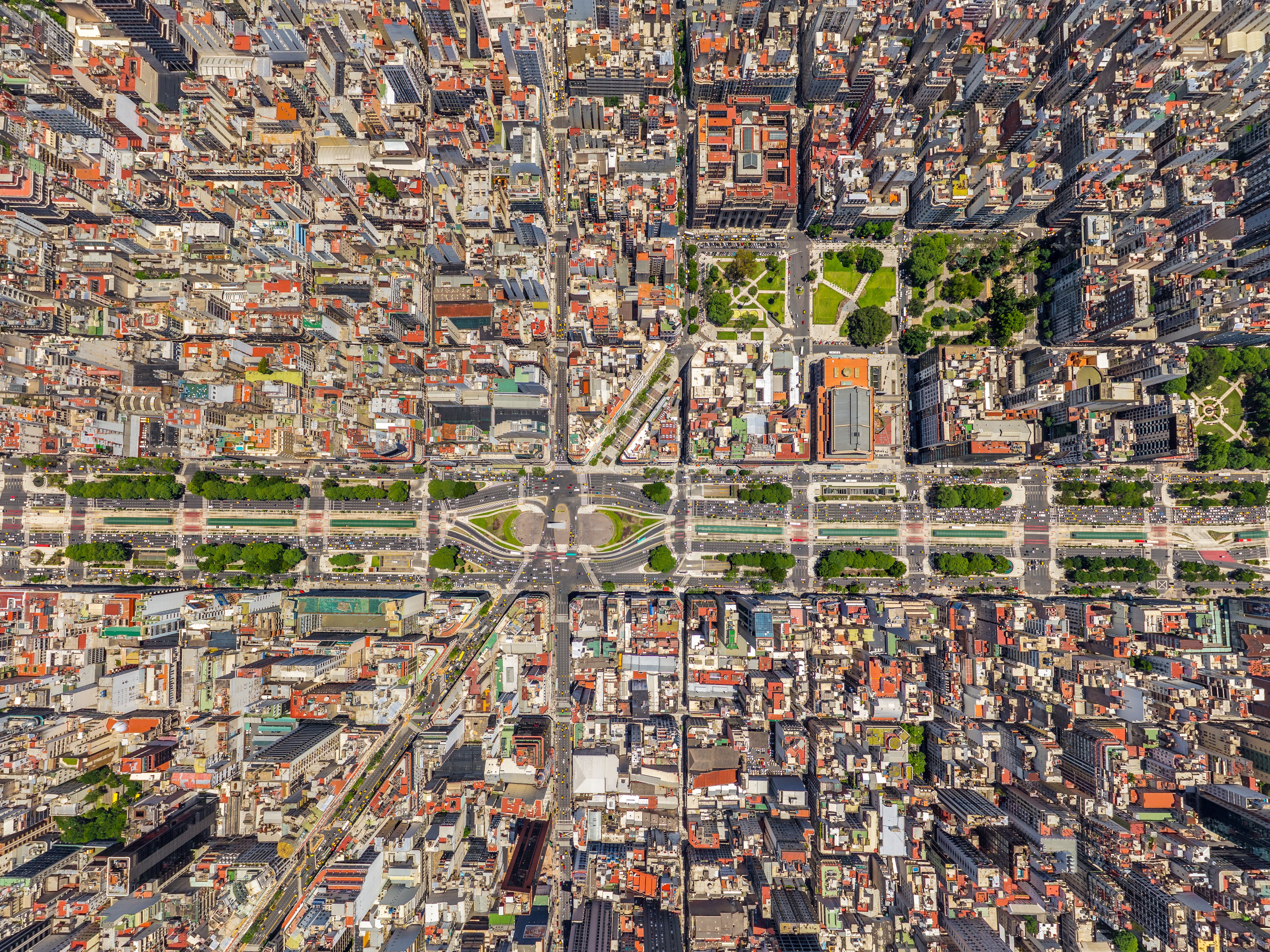 architecture, drone photo, aerial view, Buenos Aires, human settlement, full frame, cityscape, residential district, birds eye view, high angle view, transportation, HD Wallpaper