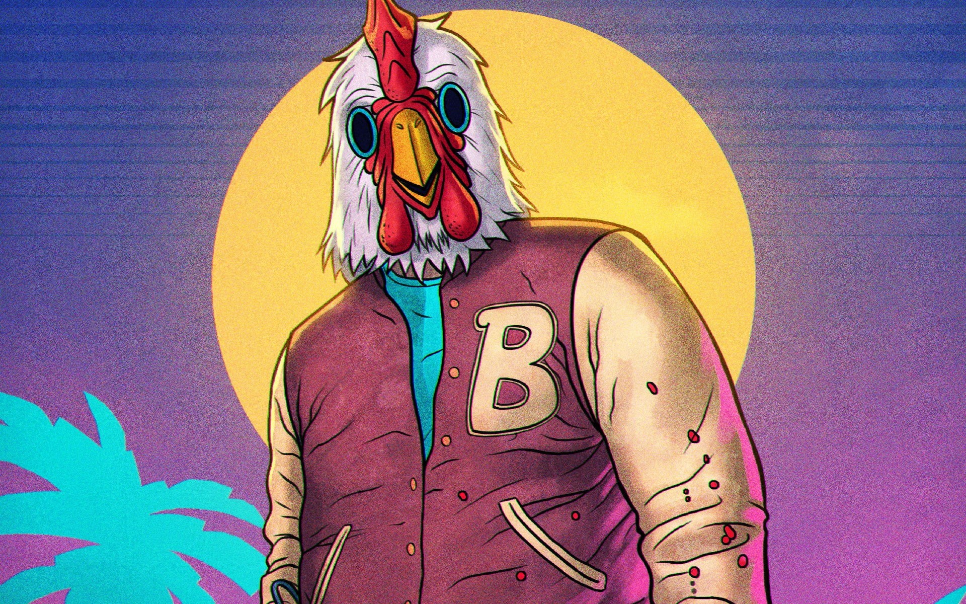 1080P, Hotline Miami, HD Wallpaper