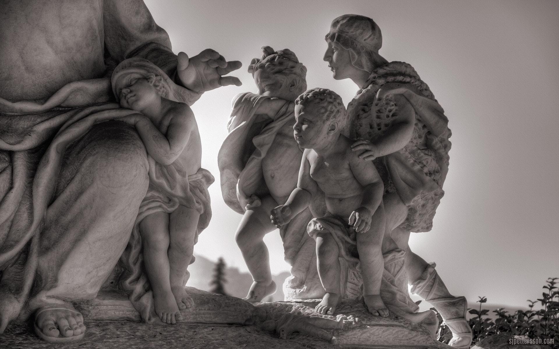 statue, hdr, hd, 1080P, sculpture, digital/artwork, HD Wallpaper