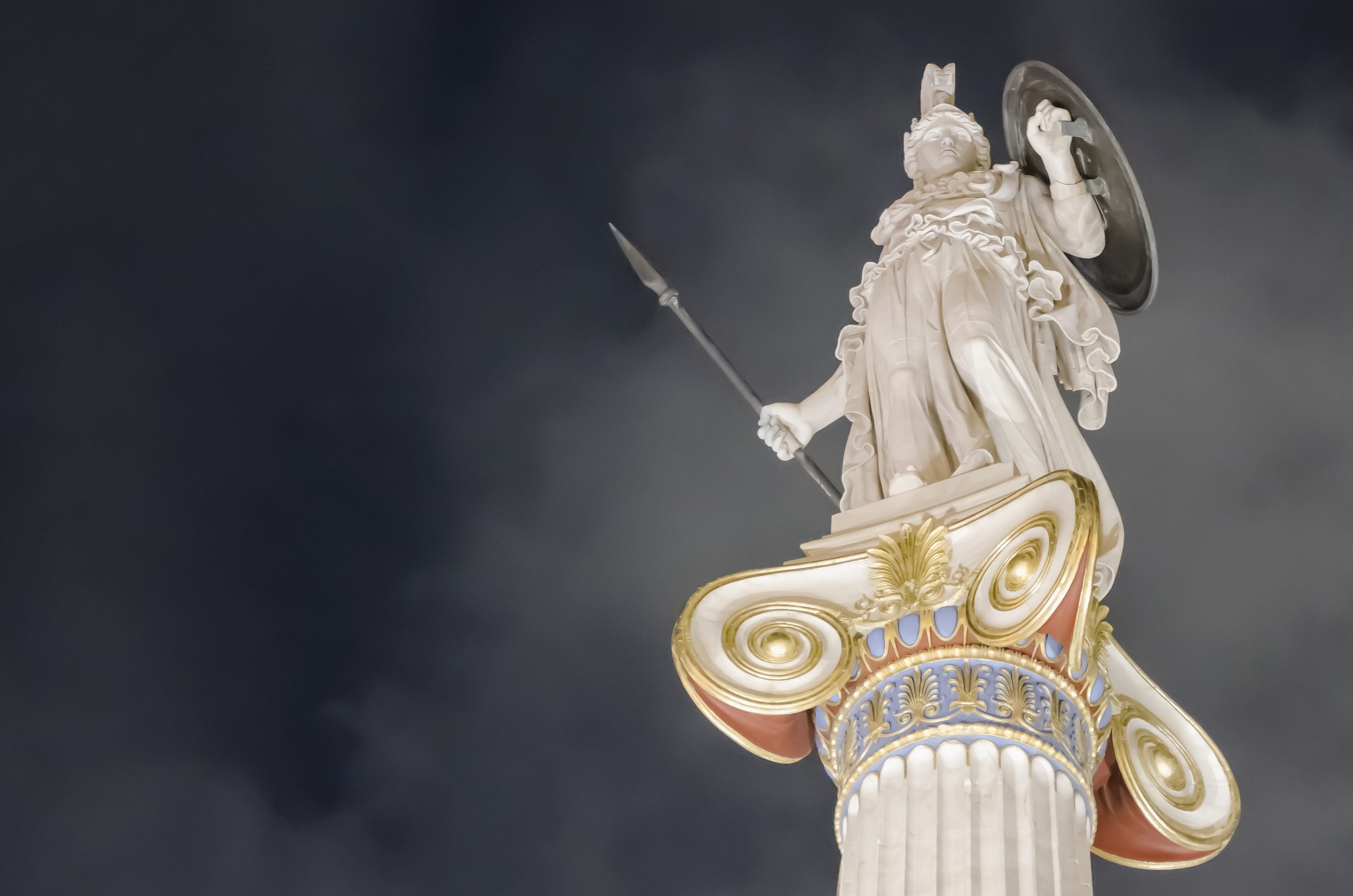 cloud - sky, classical, marble, monument, history, travel destinations, landmark, sky, government, architecture, statue, copy space, nighttime, creativity, HD Wallpaper