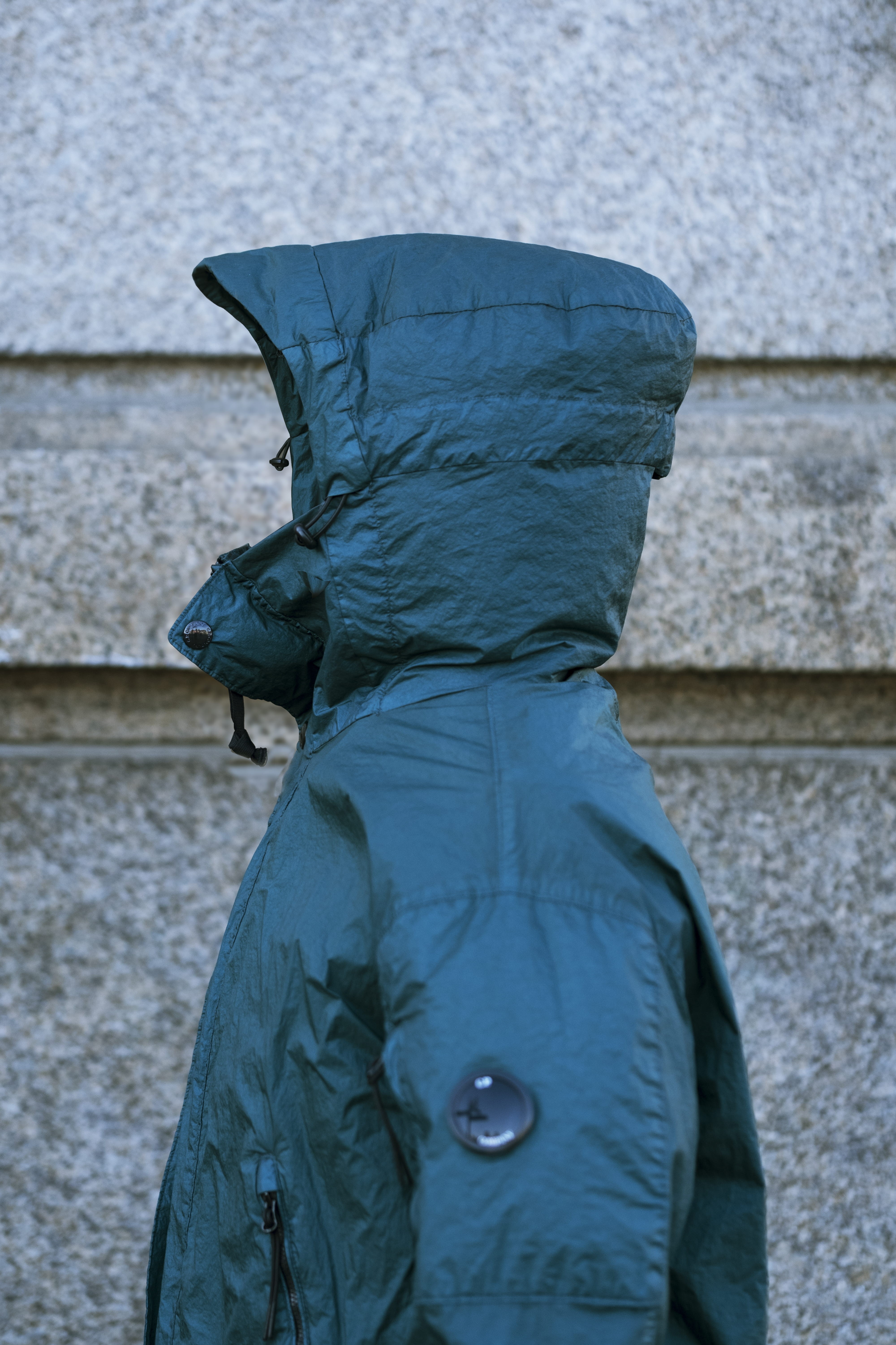 hat, obscured face, outdoors, person, inflatable, helmet, human representation, real people, 5K, overcoat, standing, creativity, focus on foreground, art and craft, Phone HD Wallpaper