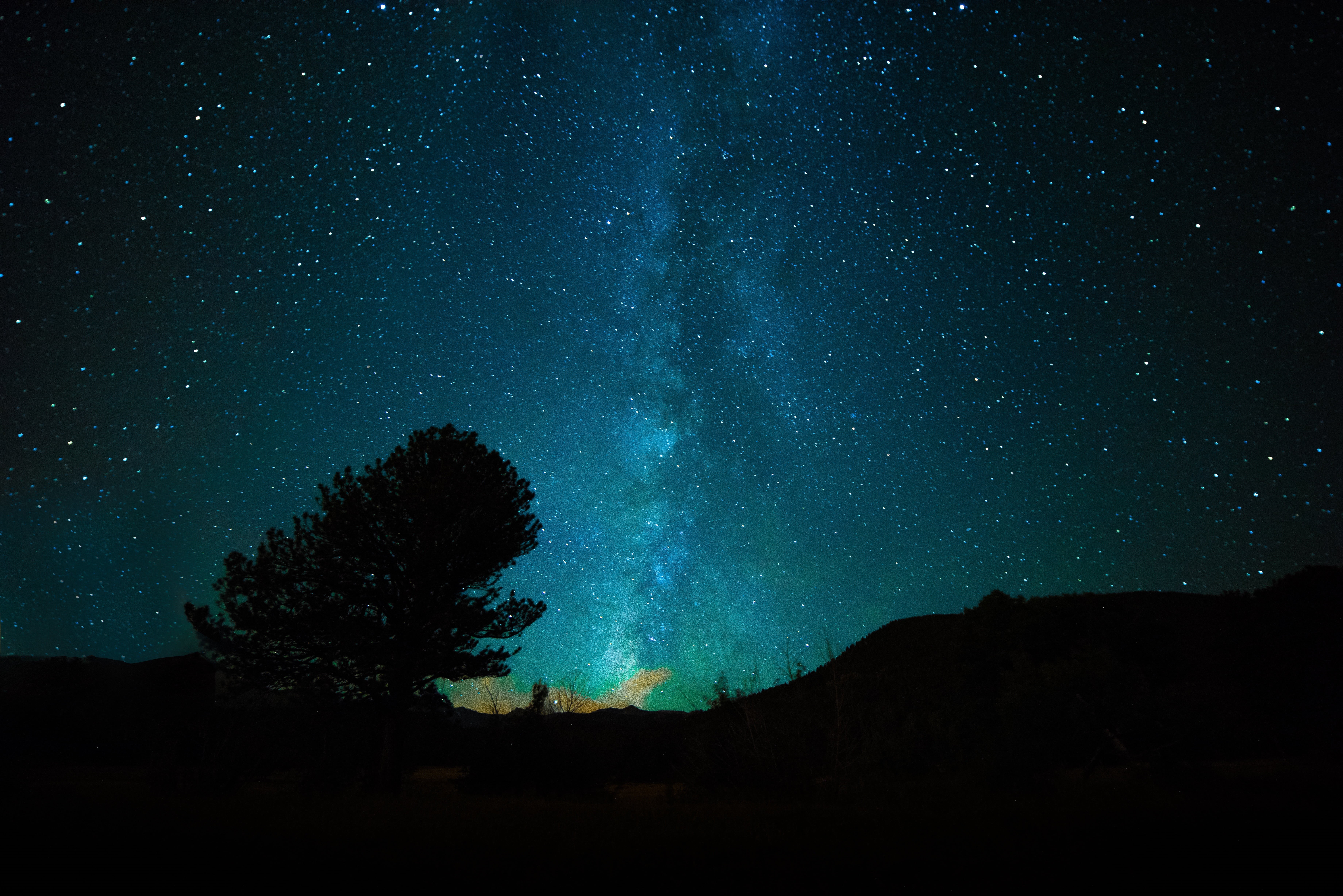 dark, starlight, tranquil scene, sky, low angle view, star, exploration, night, beauty in nature, starry, celestial, star field, constellation, 5K, nature, HD Wallpaper